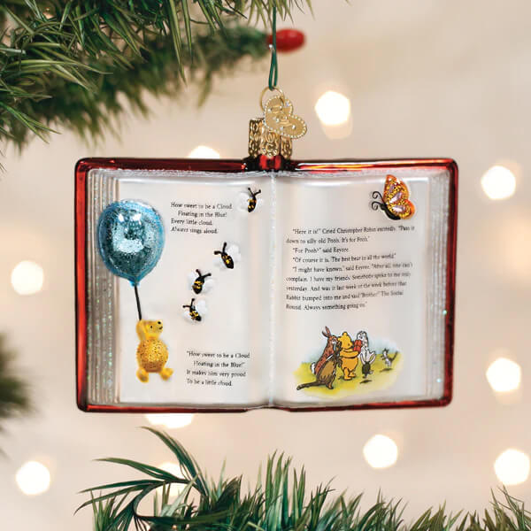 Winnie-the-pooh Book Ornament