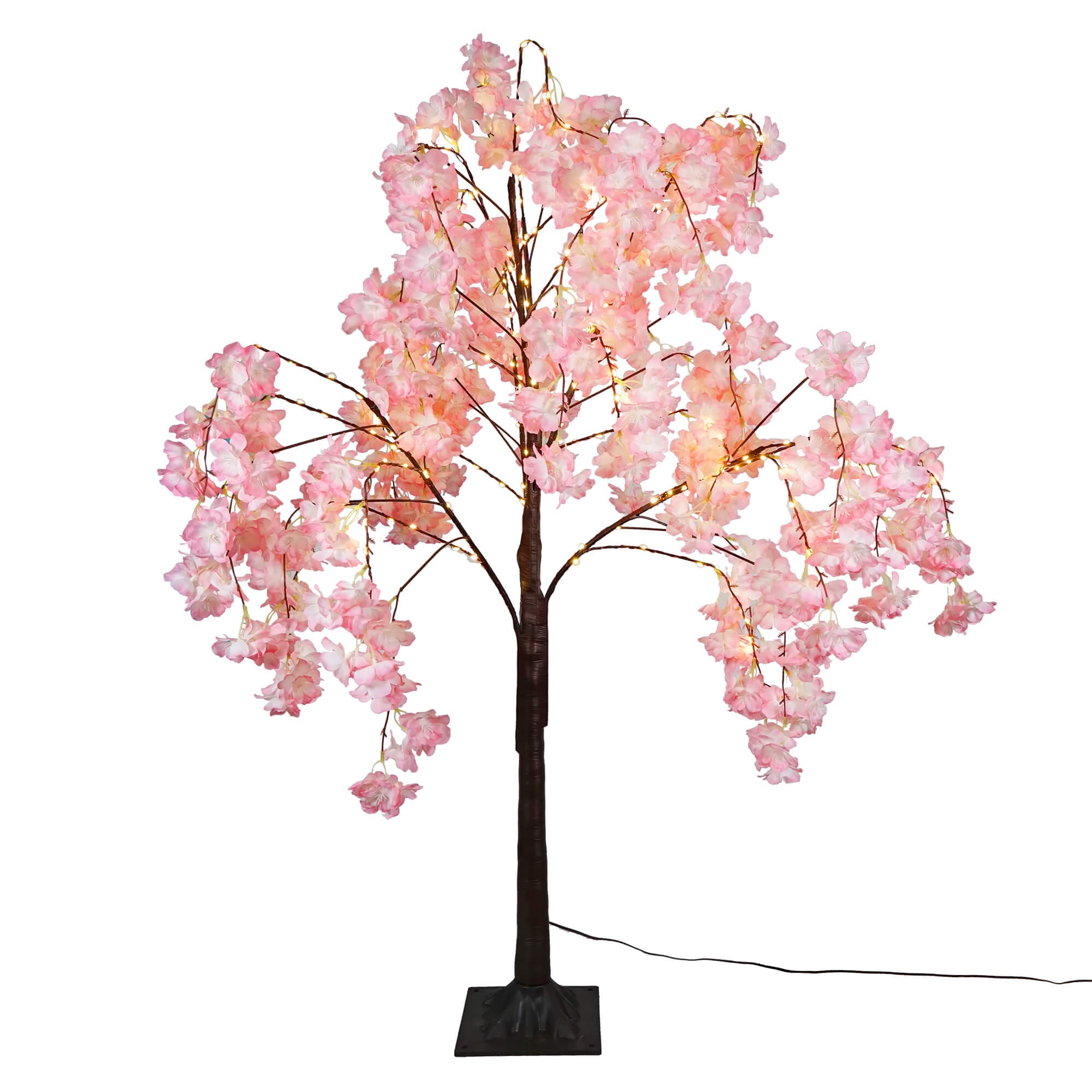 4ft LED Lighted Pink Cherry Tree by Gerson Companies – Traditions