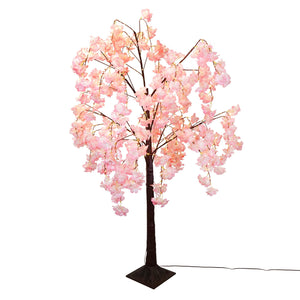 5ft LED Lighted Pink Cherry Tree