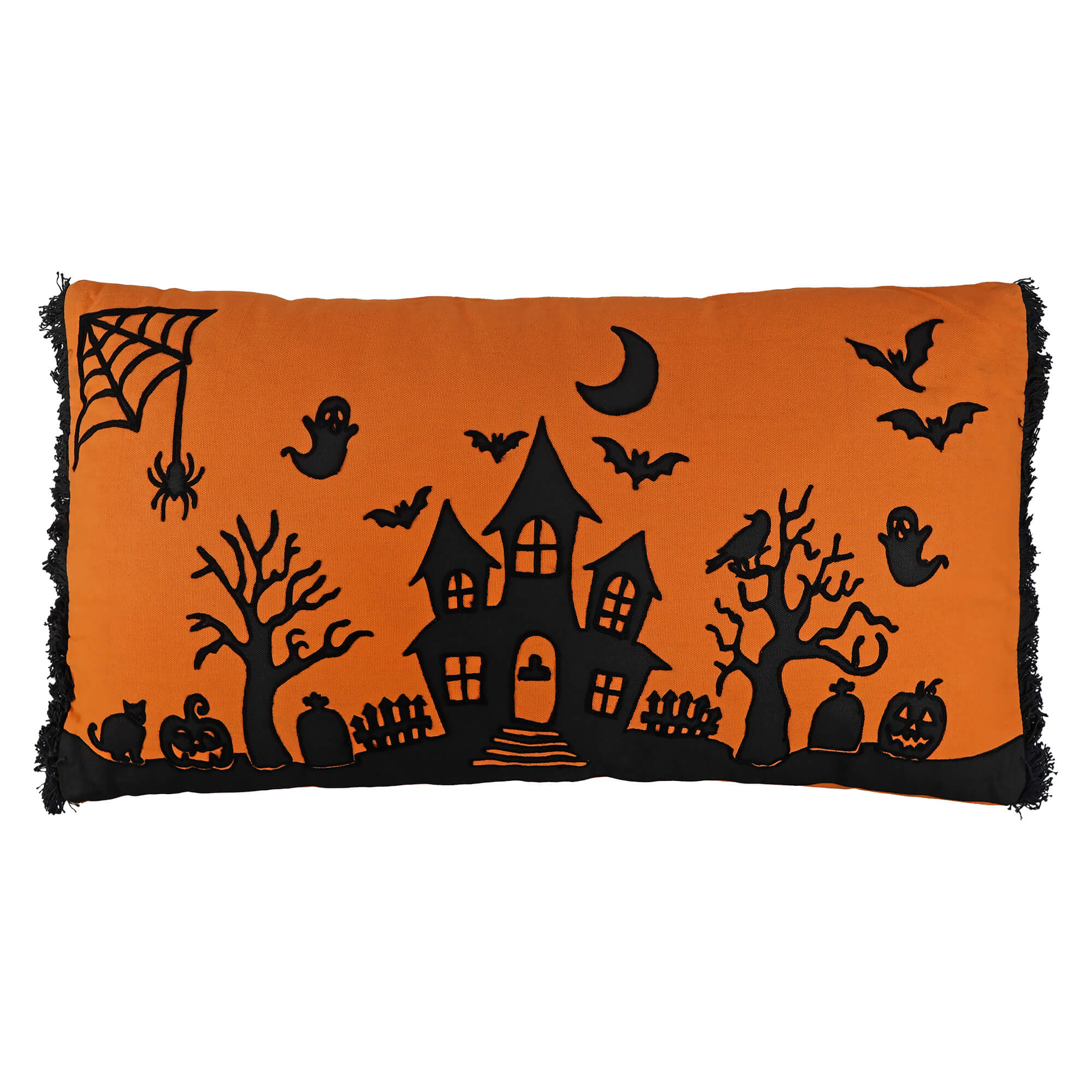 24" Vintage Halloween Lumbar Pillow