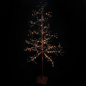 6ft Electric Brown LED Tree