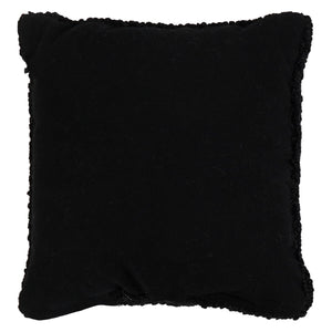 Black velvet 7 inch mini pumpkin hooked pillow with fuzzy trim perfect spooky ghost hooked figural decor