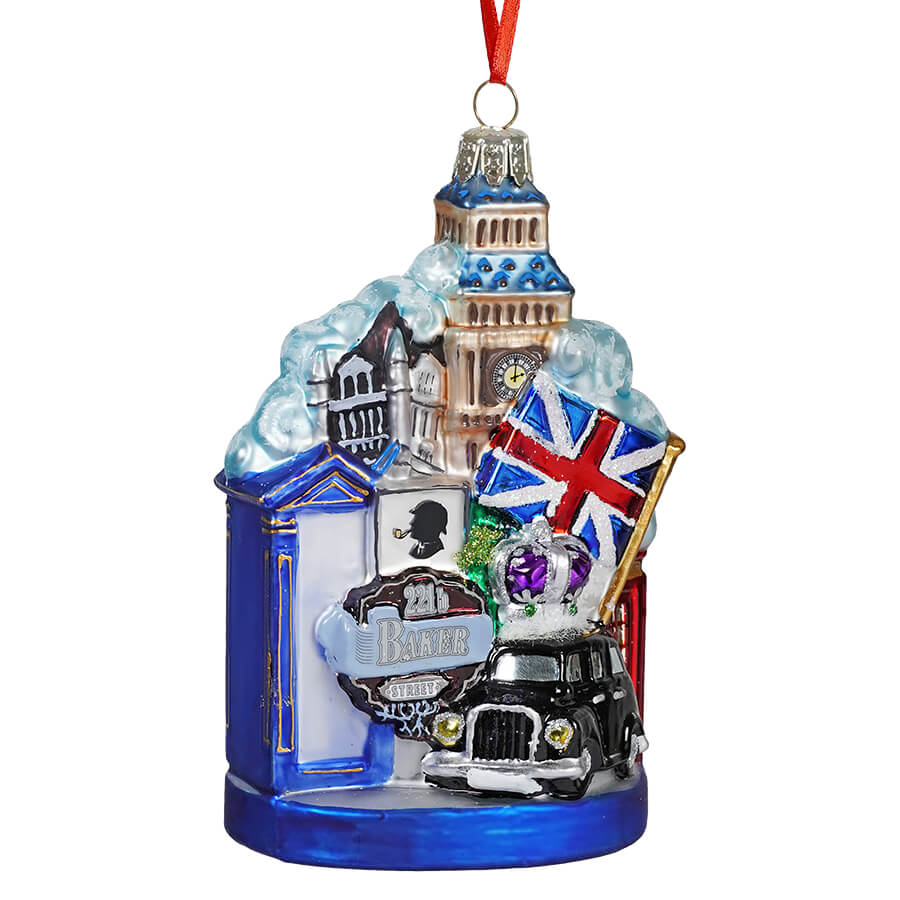 Glass London Cityscapes Ornament