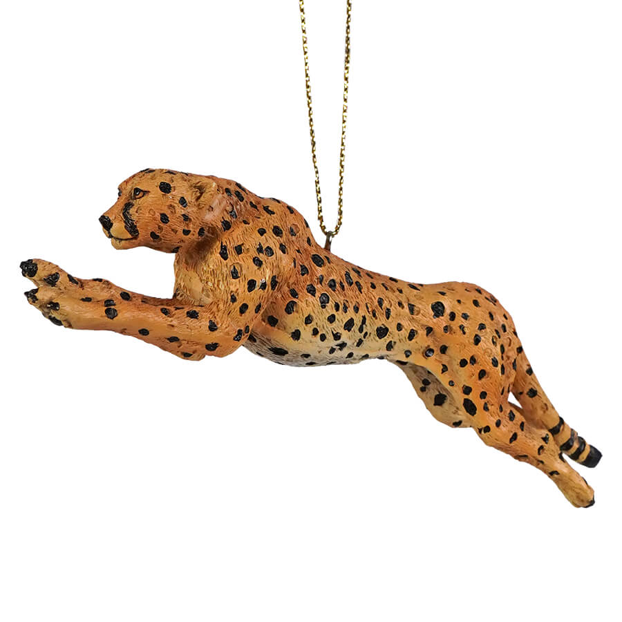 Resin Cheetah Safari Animal Ornament