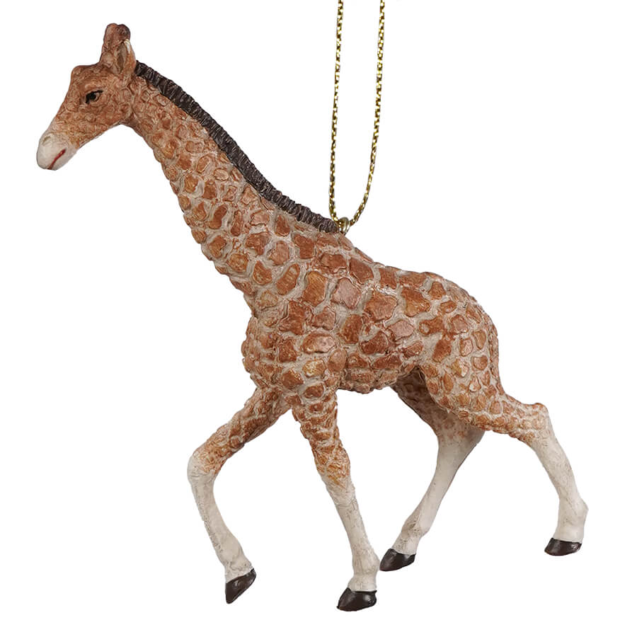 Resin Giraffe Safari Animal Ornament