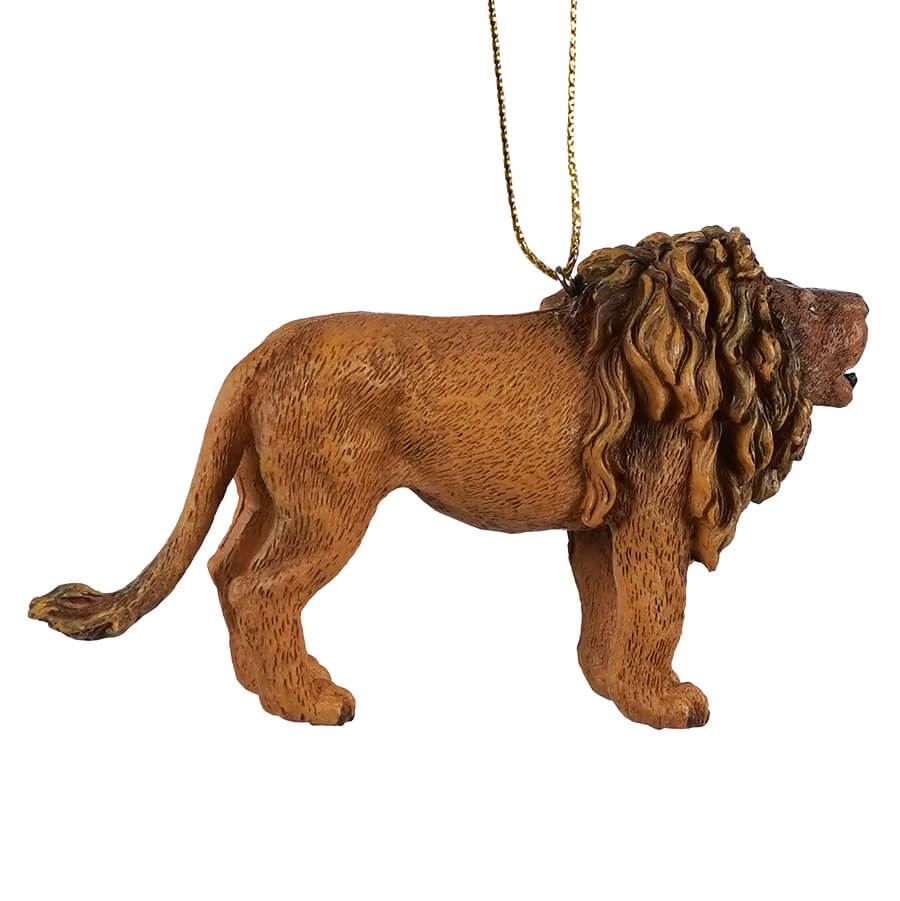 Resin Lion Safari Animal Ornament