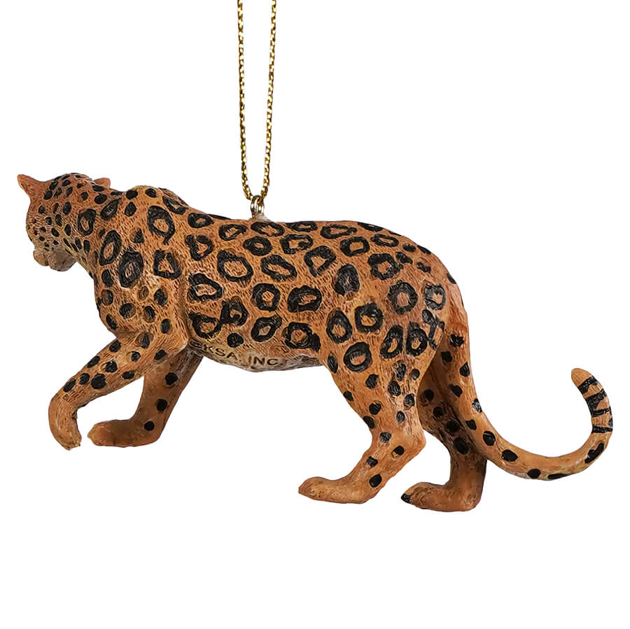 Resin Leopard Safari Animal Ornament
