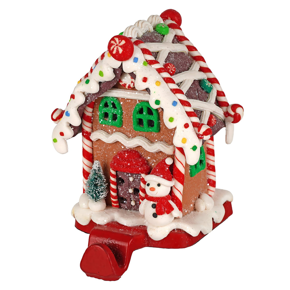 Gingerbread Candy House Stocking Hanger