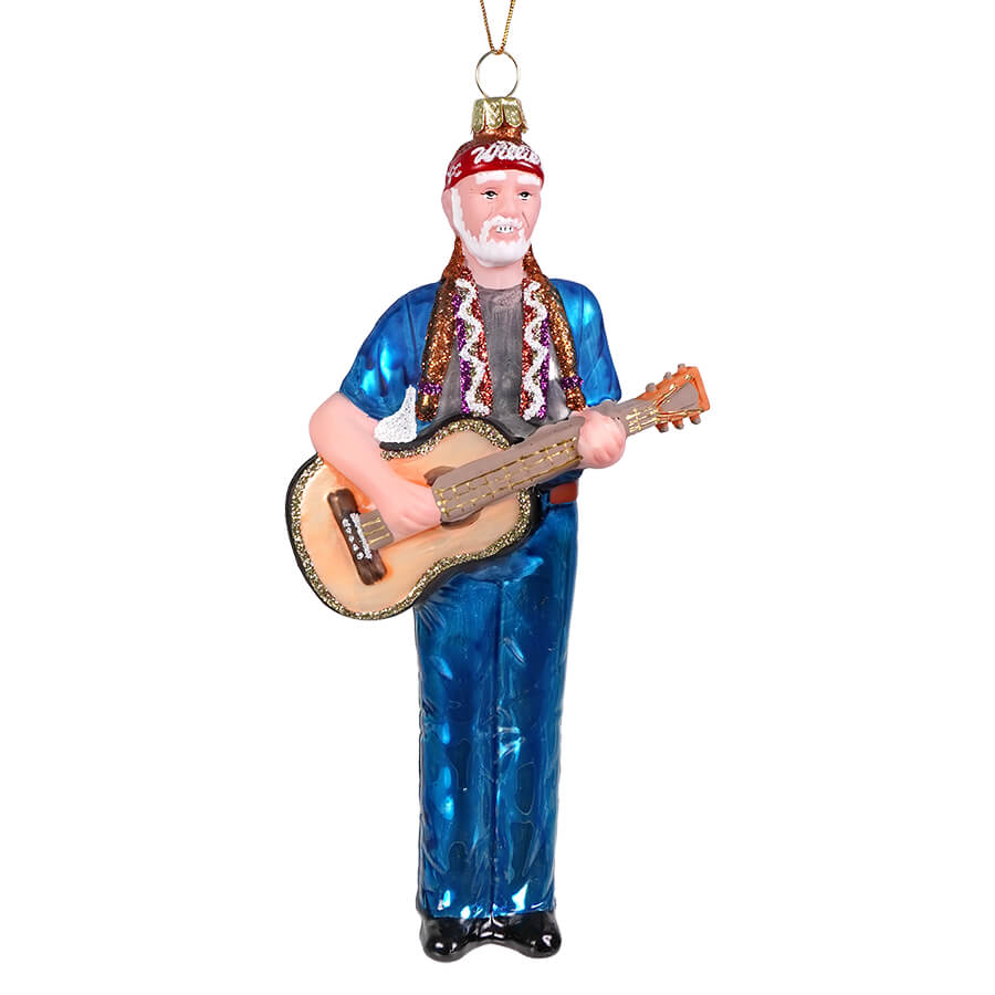 Willie Nelson Full Figure Ornament