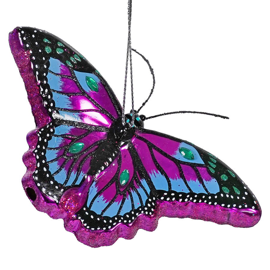 Violet Butterfly Ornament