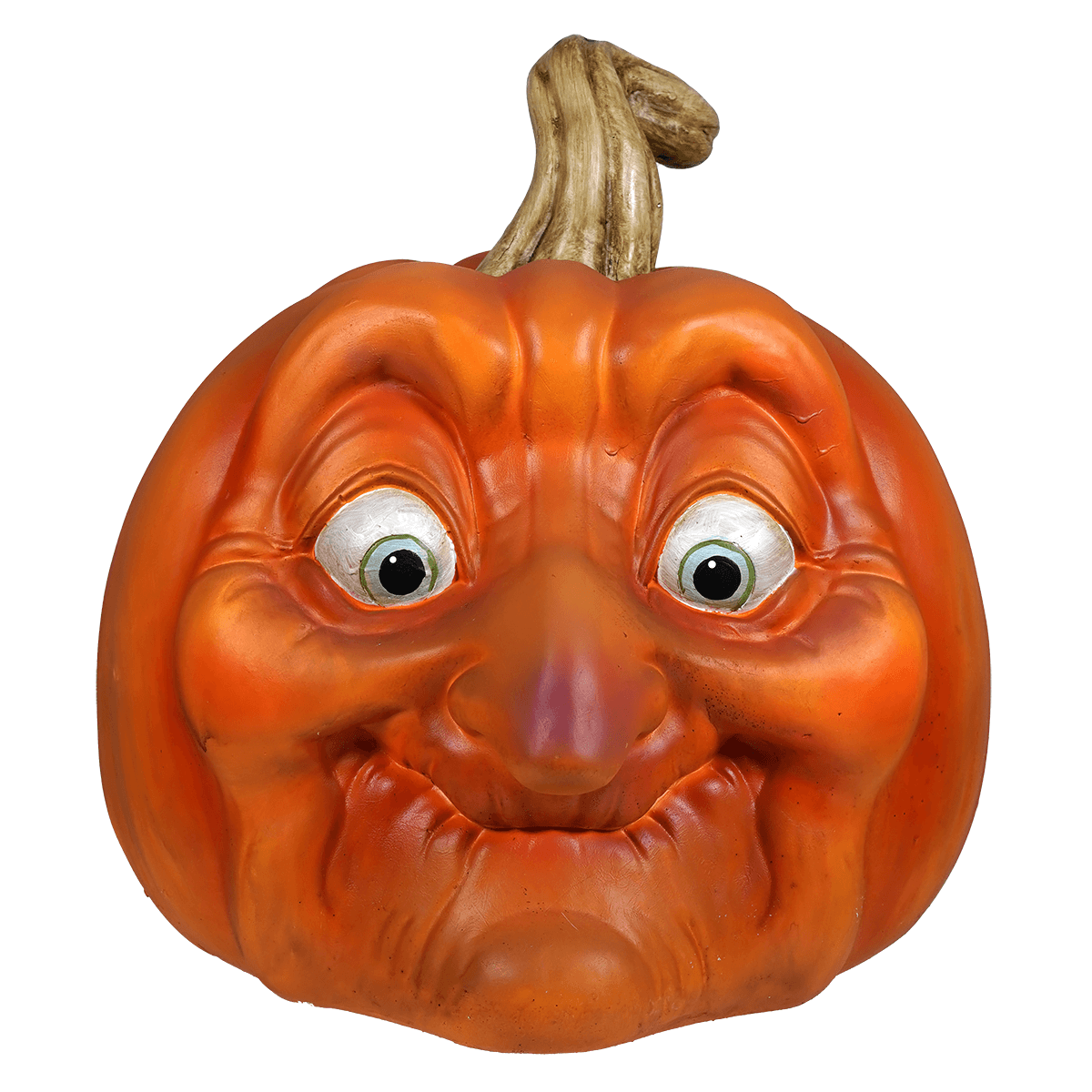 Large Delighted Character Pumpkin