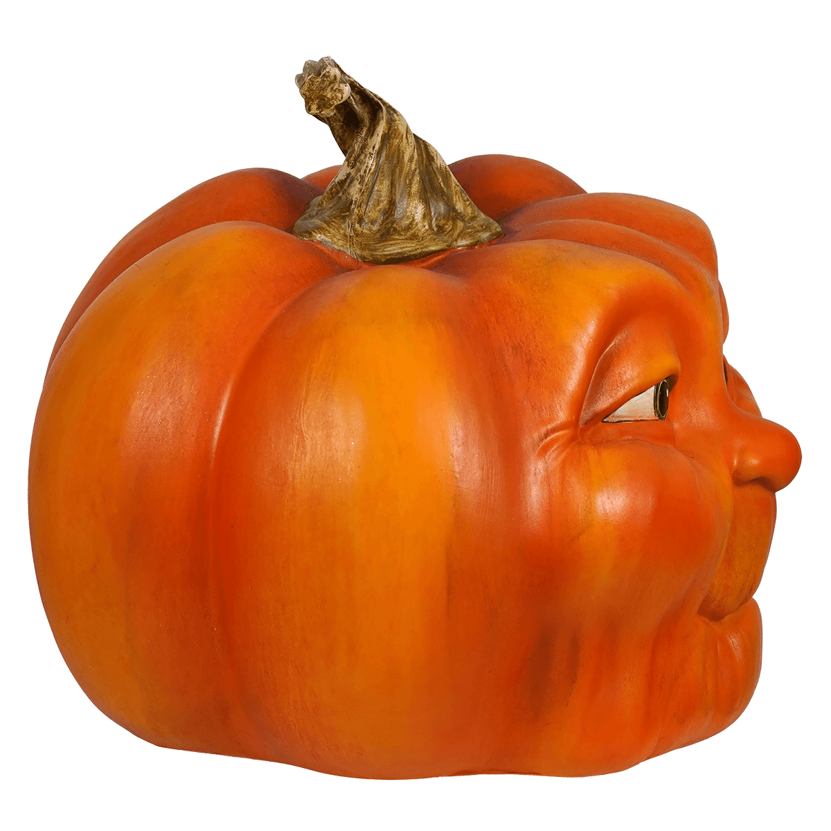 Large Serene Character Pumpkin