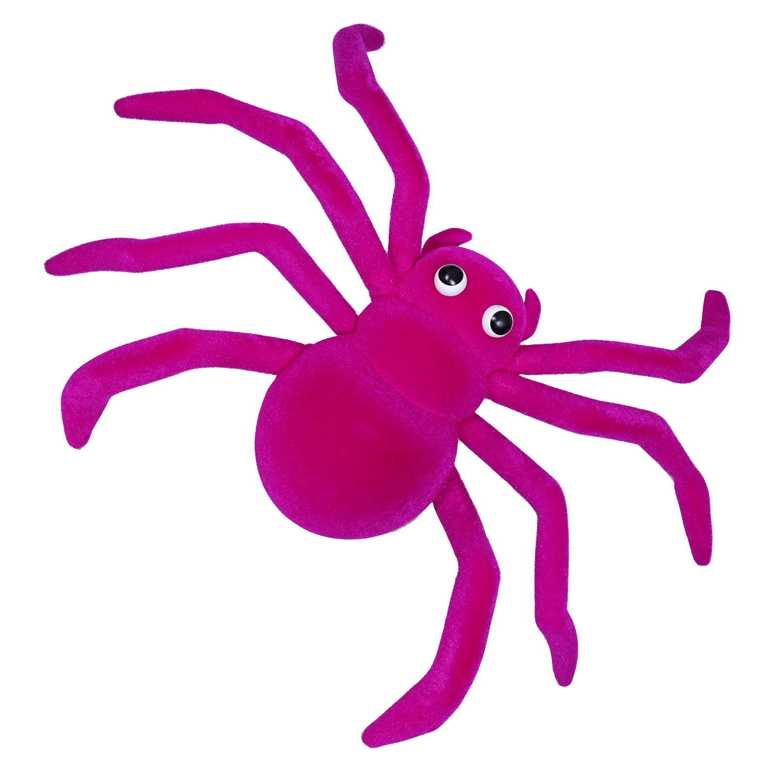 Pink Flocked Spider