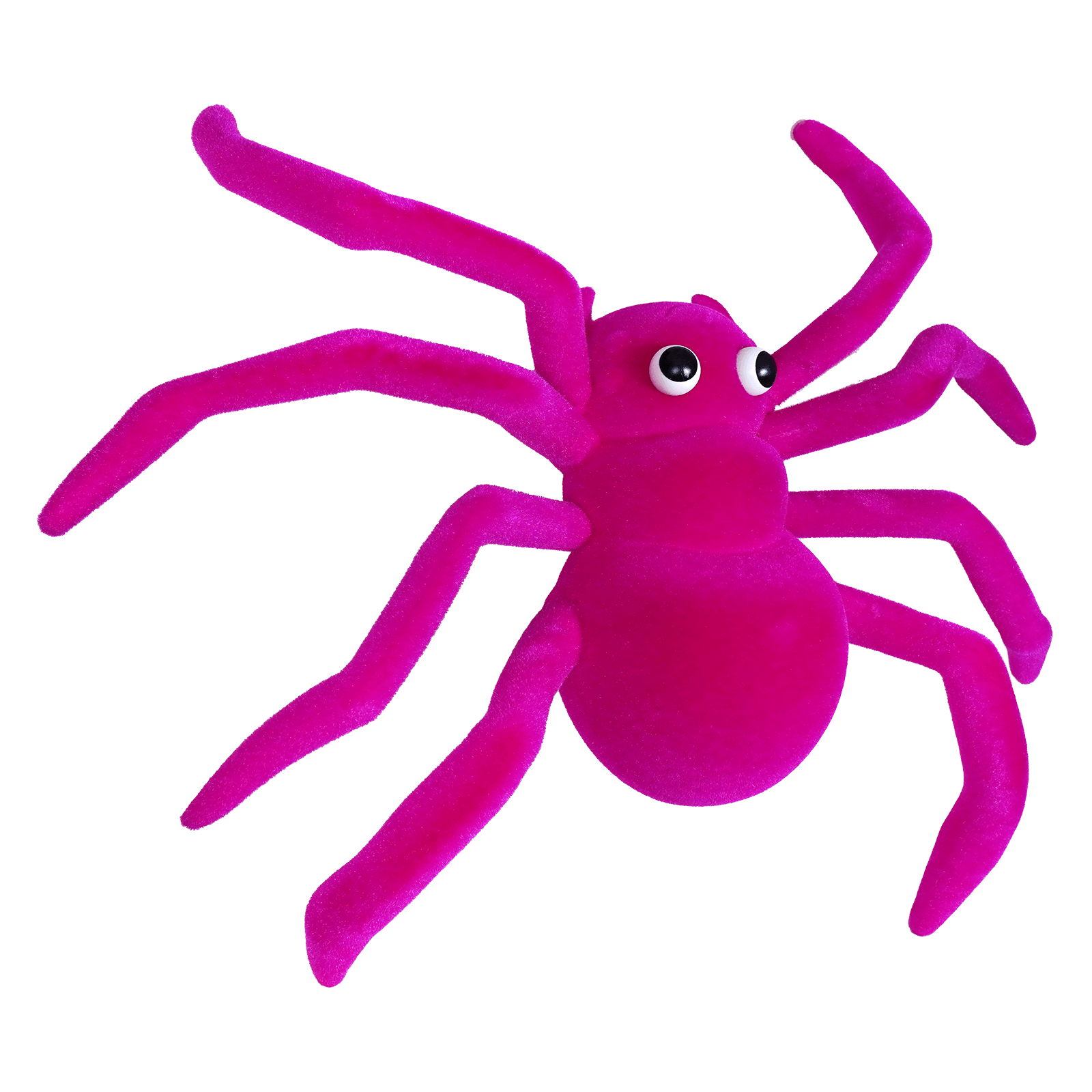 Pink Flocked Spider