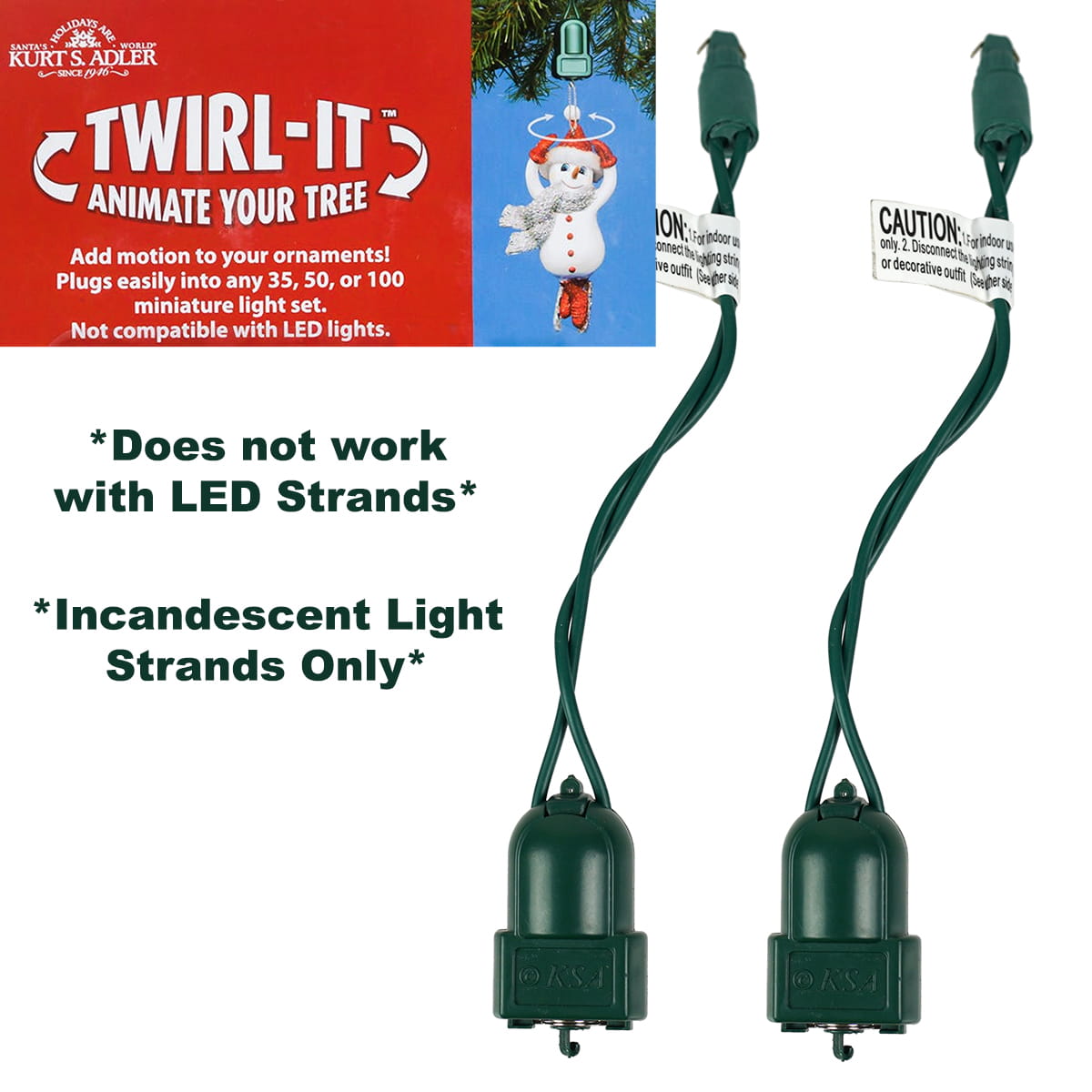 Twirl-It™ Double Ornament Spinner Set/2