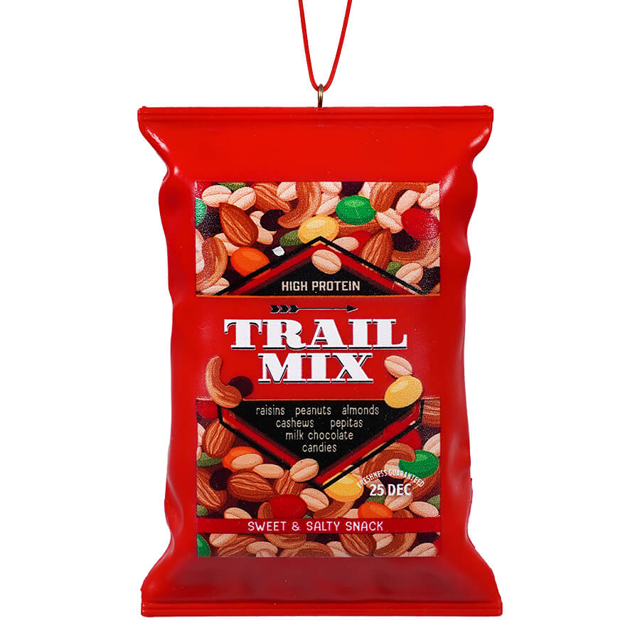 Trail Mix Snack Bag Ornament