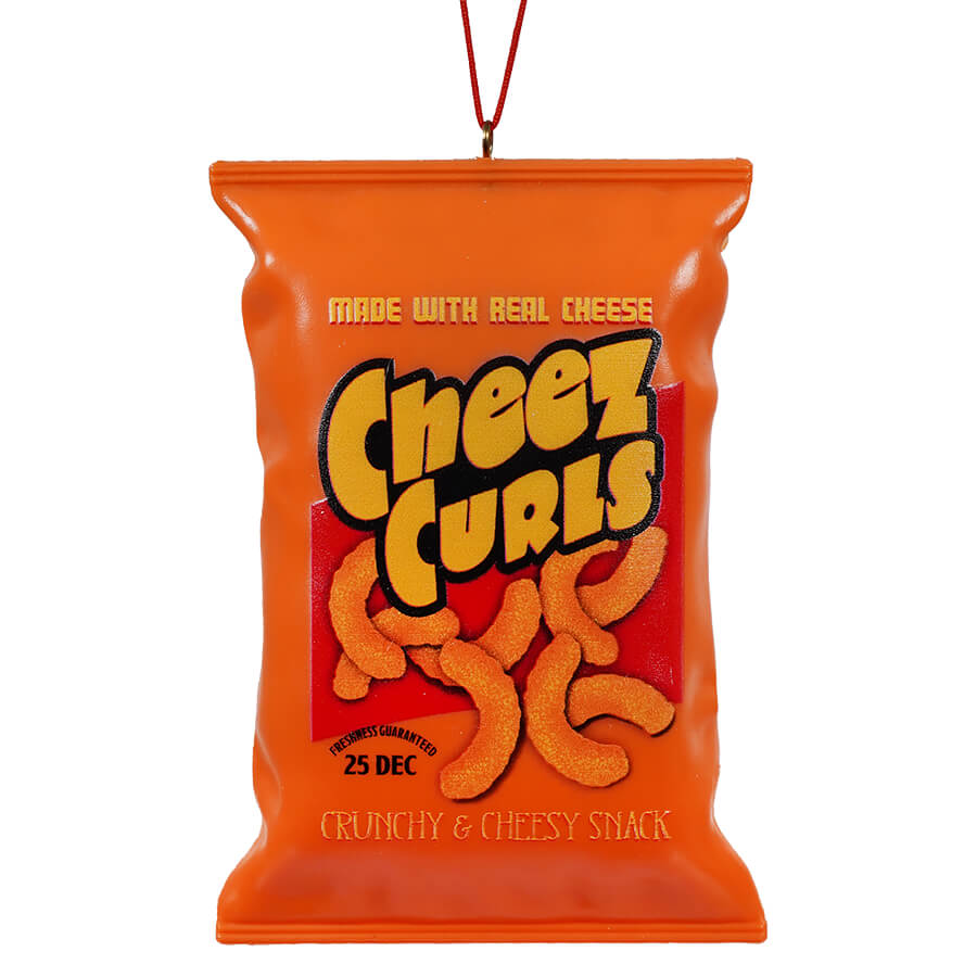 Cheez Curls Snack Bag Ornament