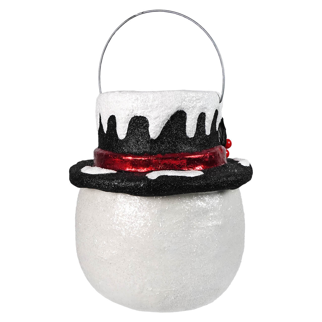 Large Holly Hat Snowman