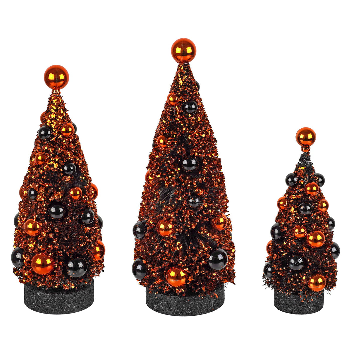 Halloween Sisal Trees Set/3