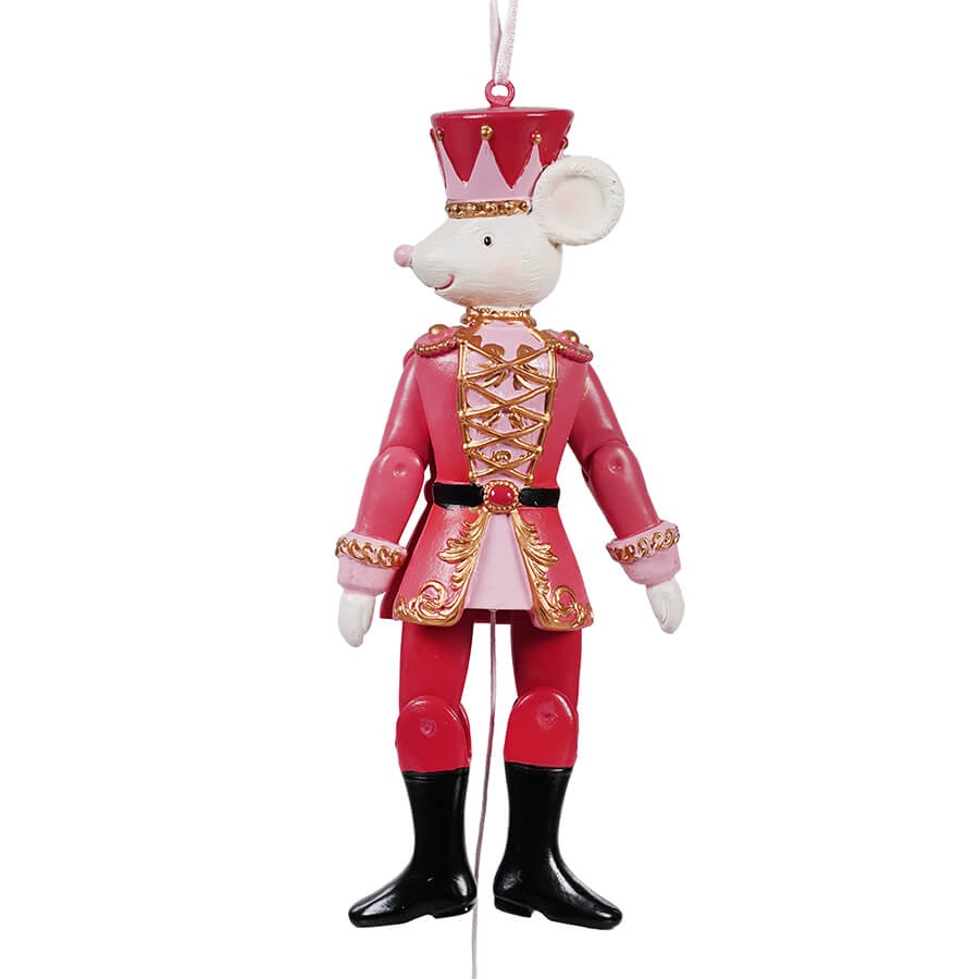 Mouse King Pull Toy Ornament