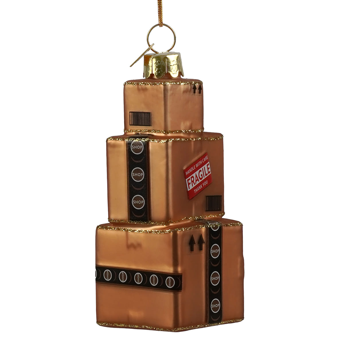 Noble Gems™ Glass Delivery Packages Ornament
