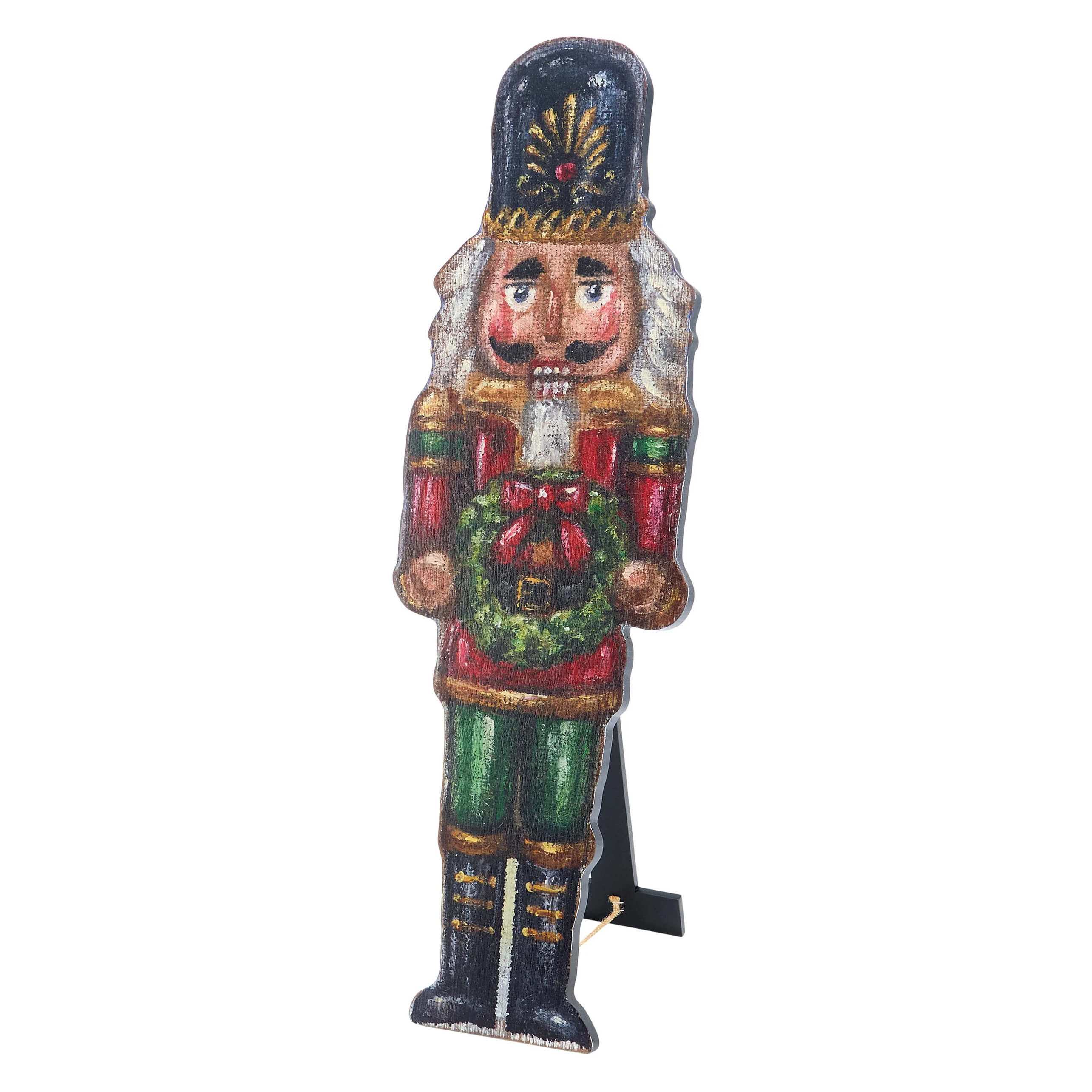 Christmas Nutcracker Porch Leaner & Hanger