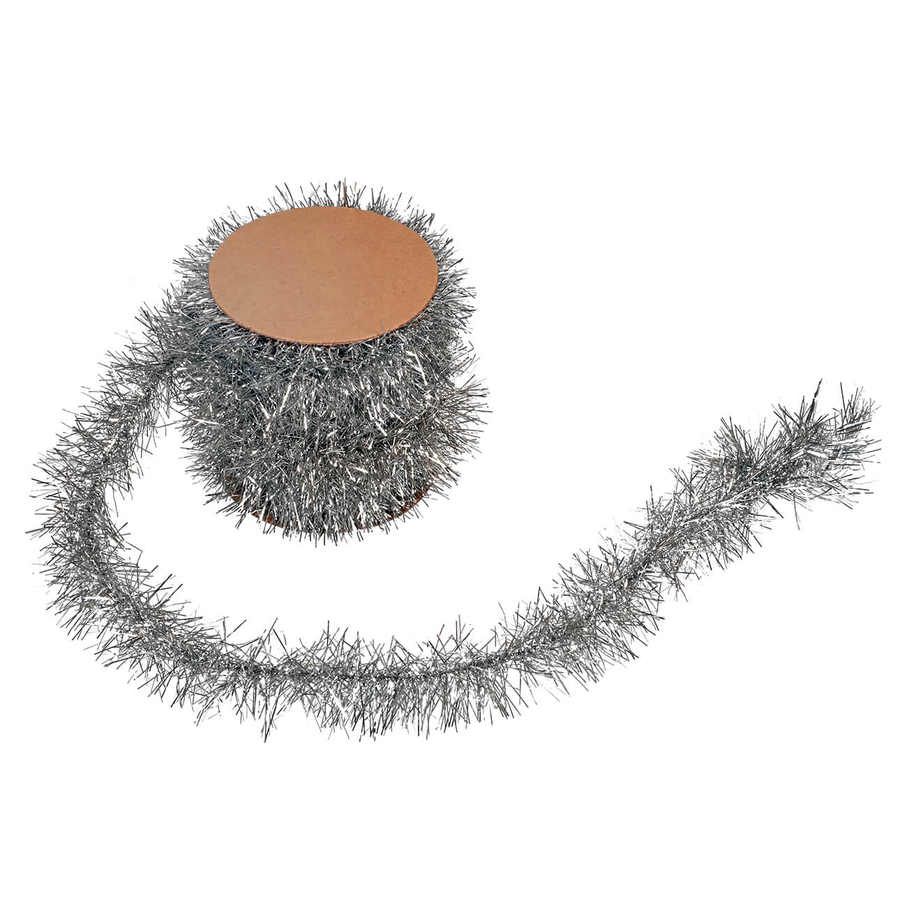 Silver Tinsel Garland