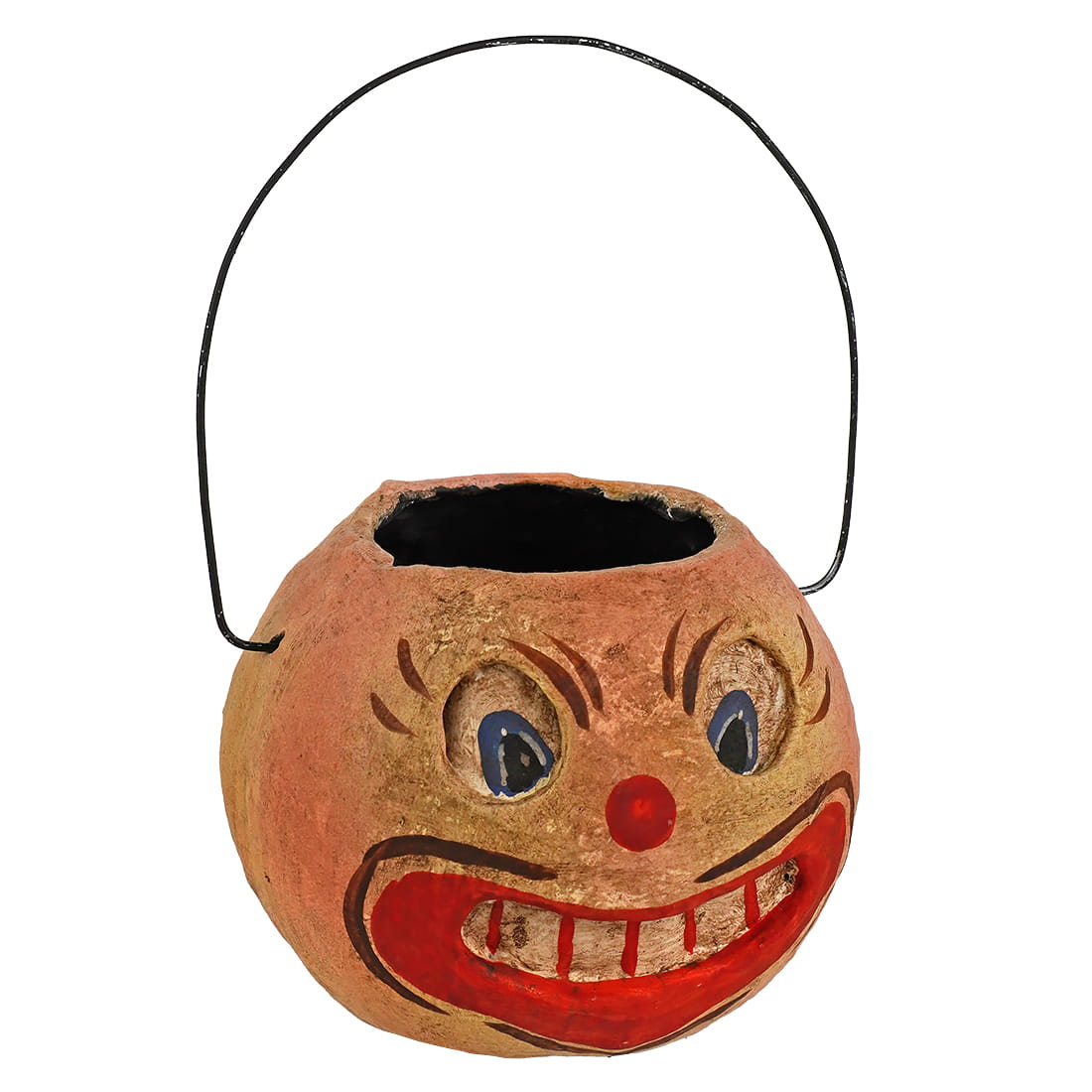 Vintage Halloween Sinister Big Grin Bucket