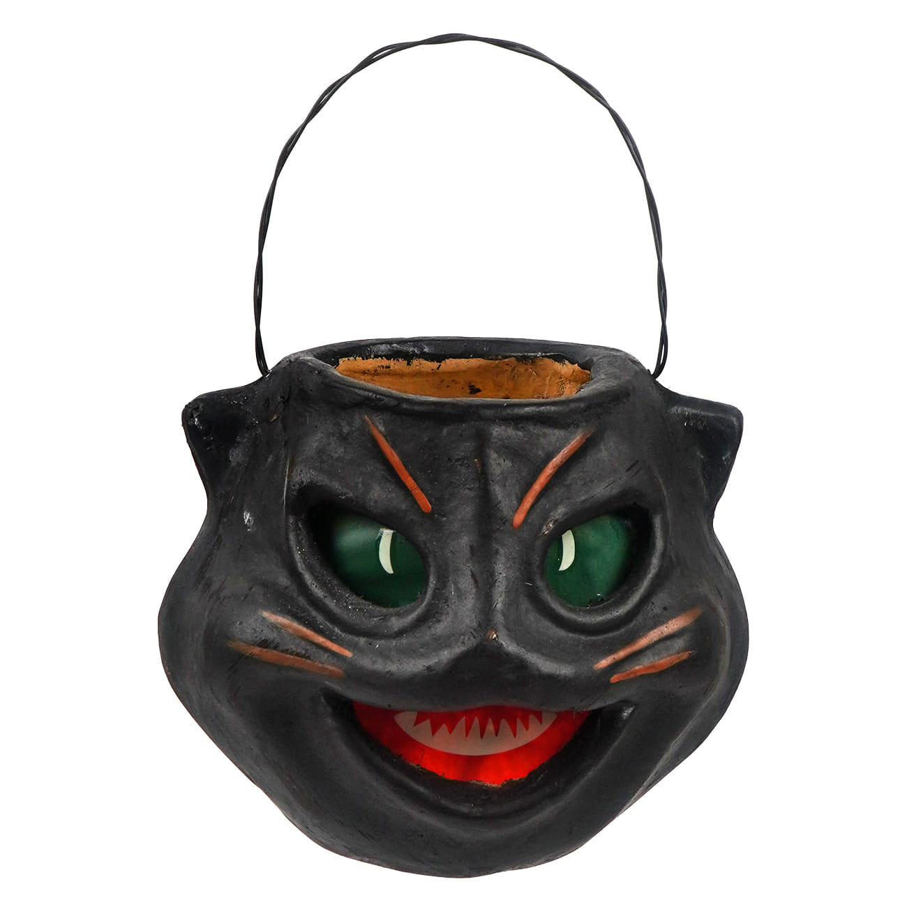 Vintage Black Cat Head Bucket