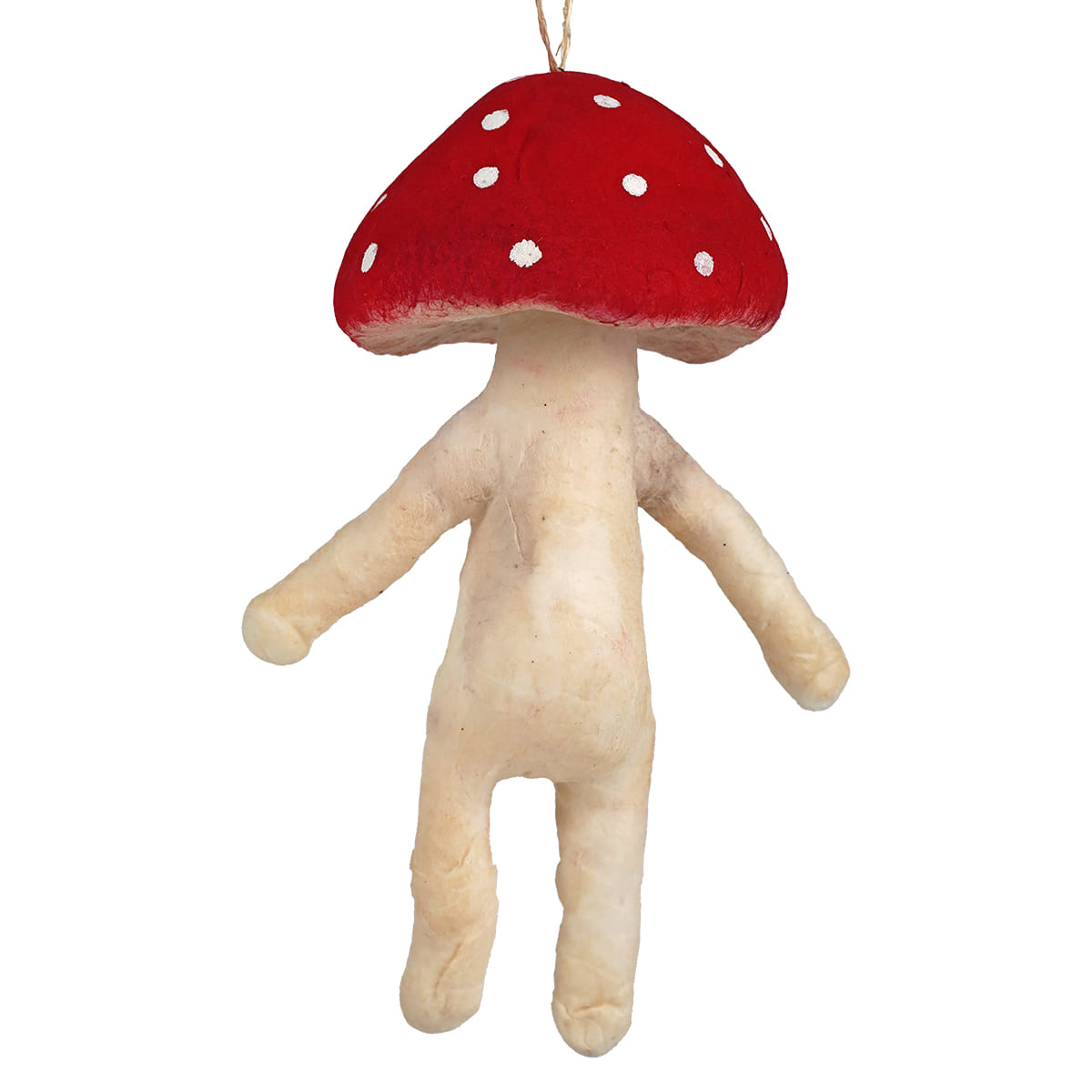 Mushroom Fellow Spun Cotton Ornament