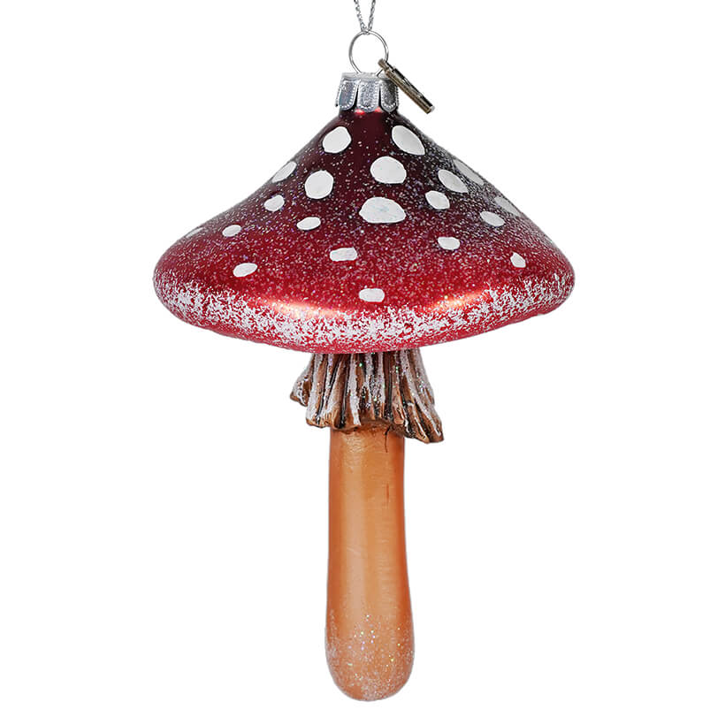 Red Mushroom With White Spots Ornament