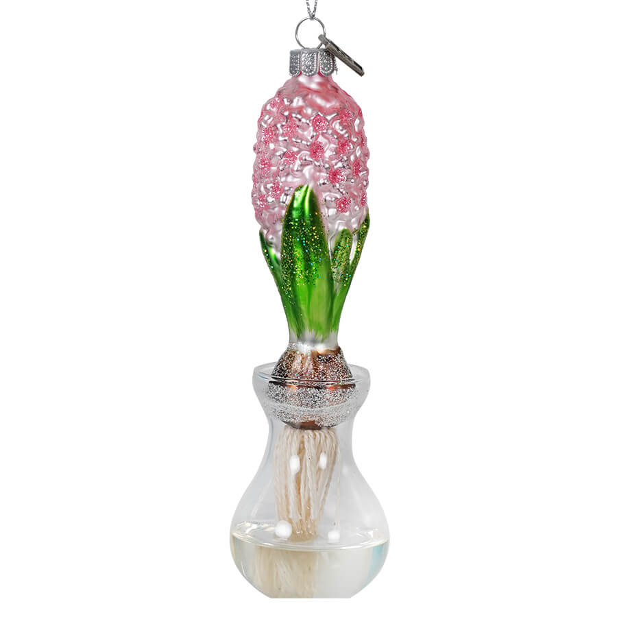 Pink Hyacinth Bulb Ornament