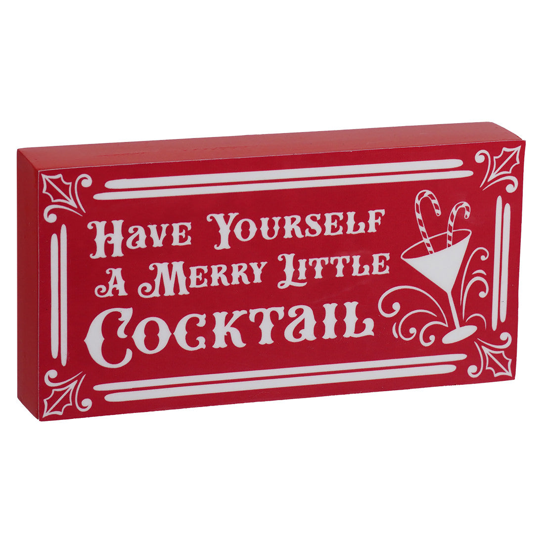 Have Yourself A Merry Little Cocktail High Shine Block
