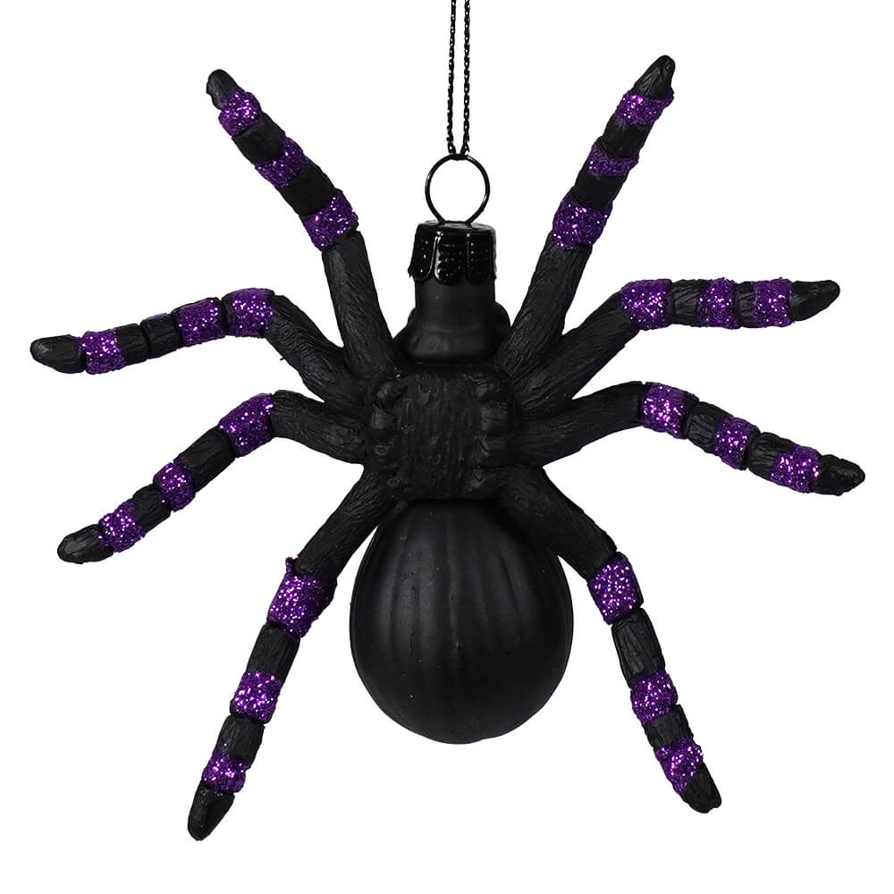 Along Came A Purple Spider Ornament