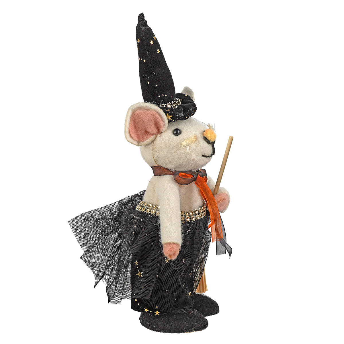 11" White Witch Mouse