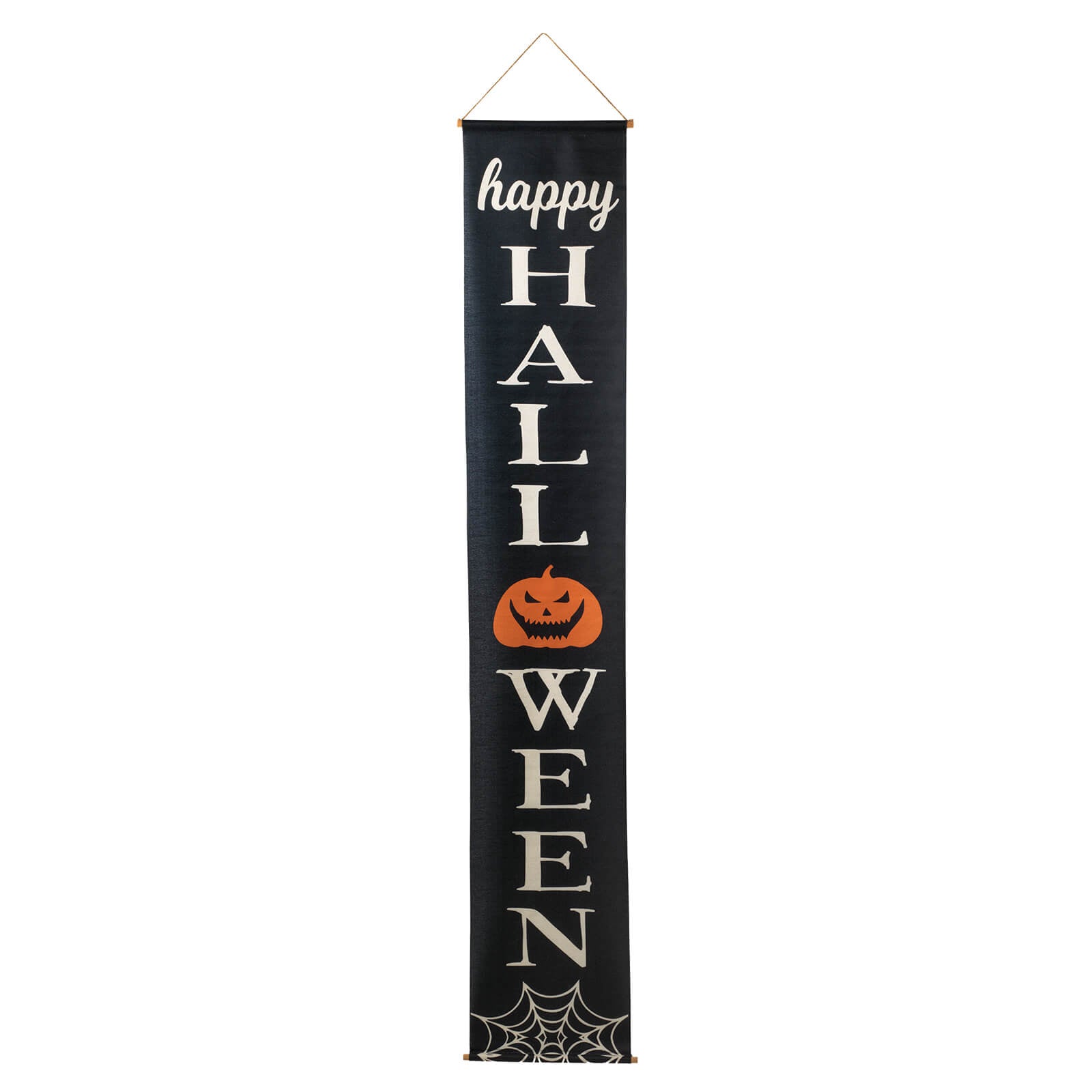 Fabric Happy Halloween Hanging Banner
