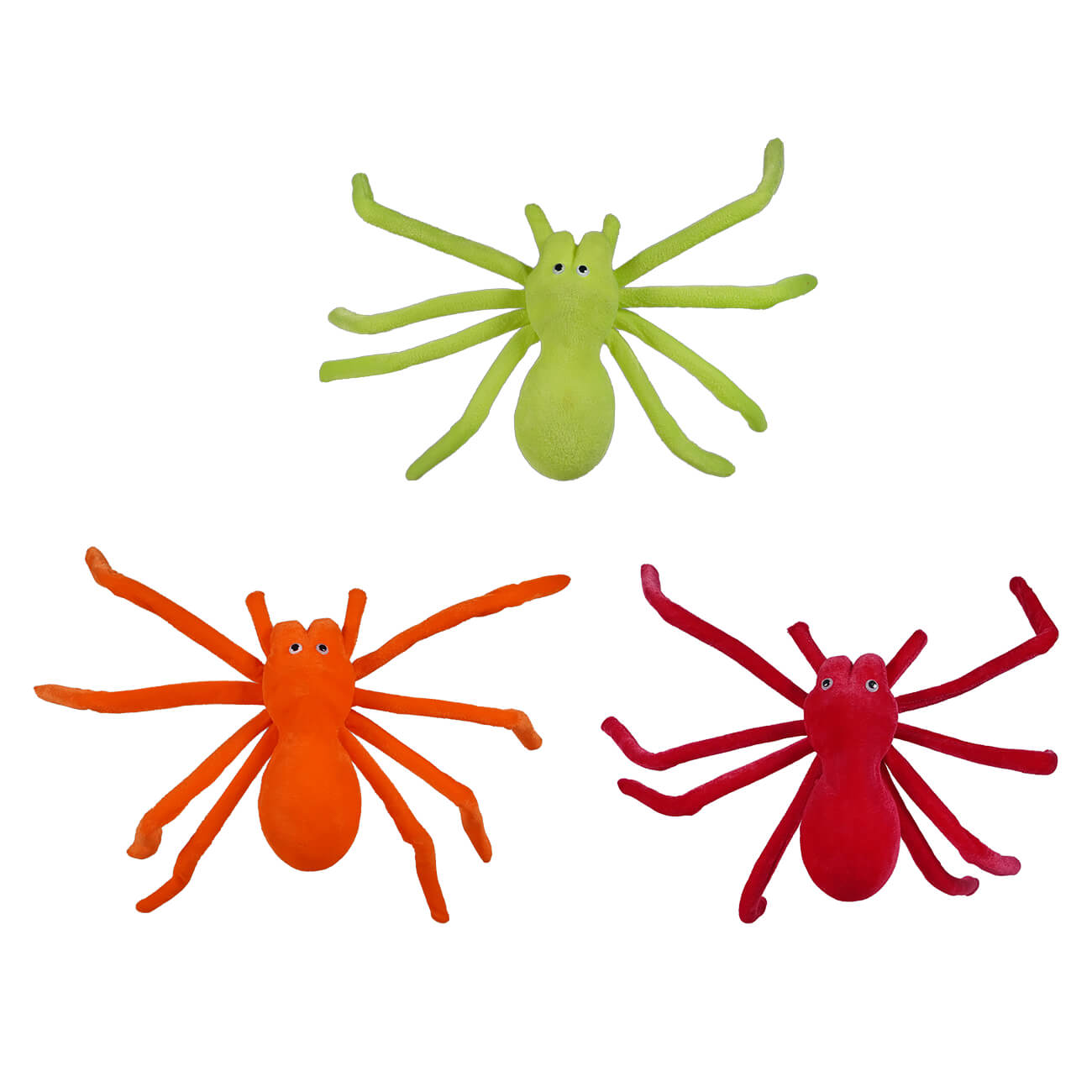 Neon Colored Spiders Set/3