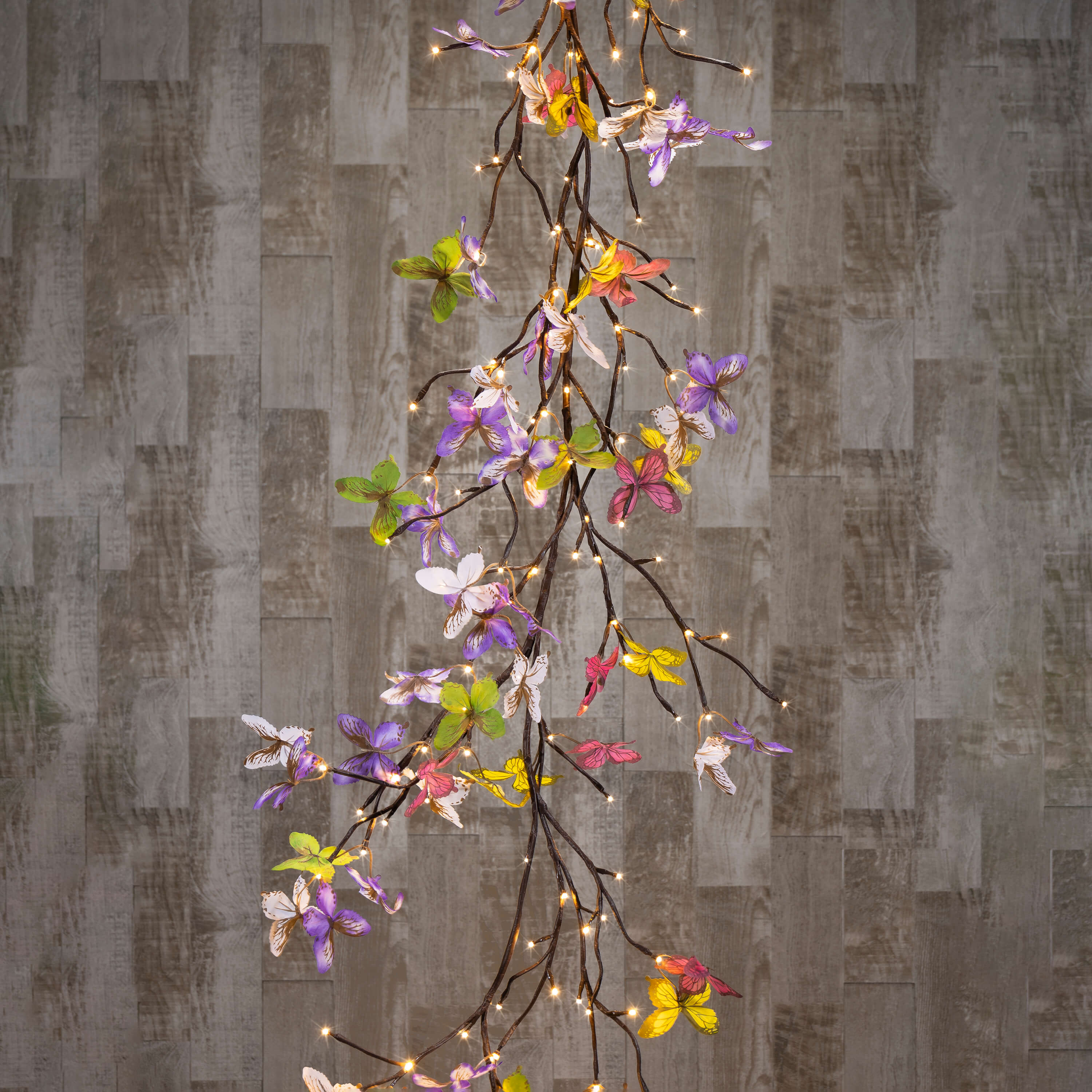 Lighted Butterfly Garland
