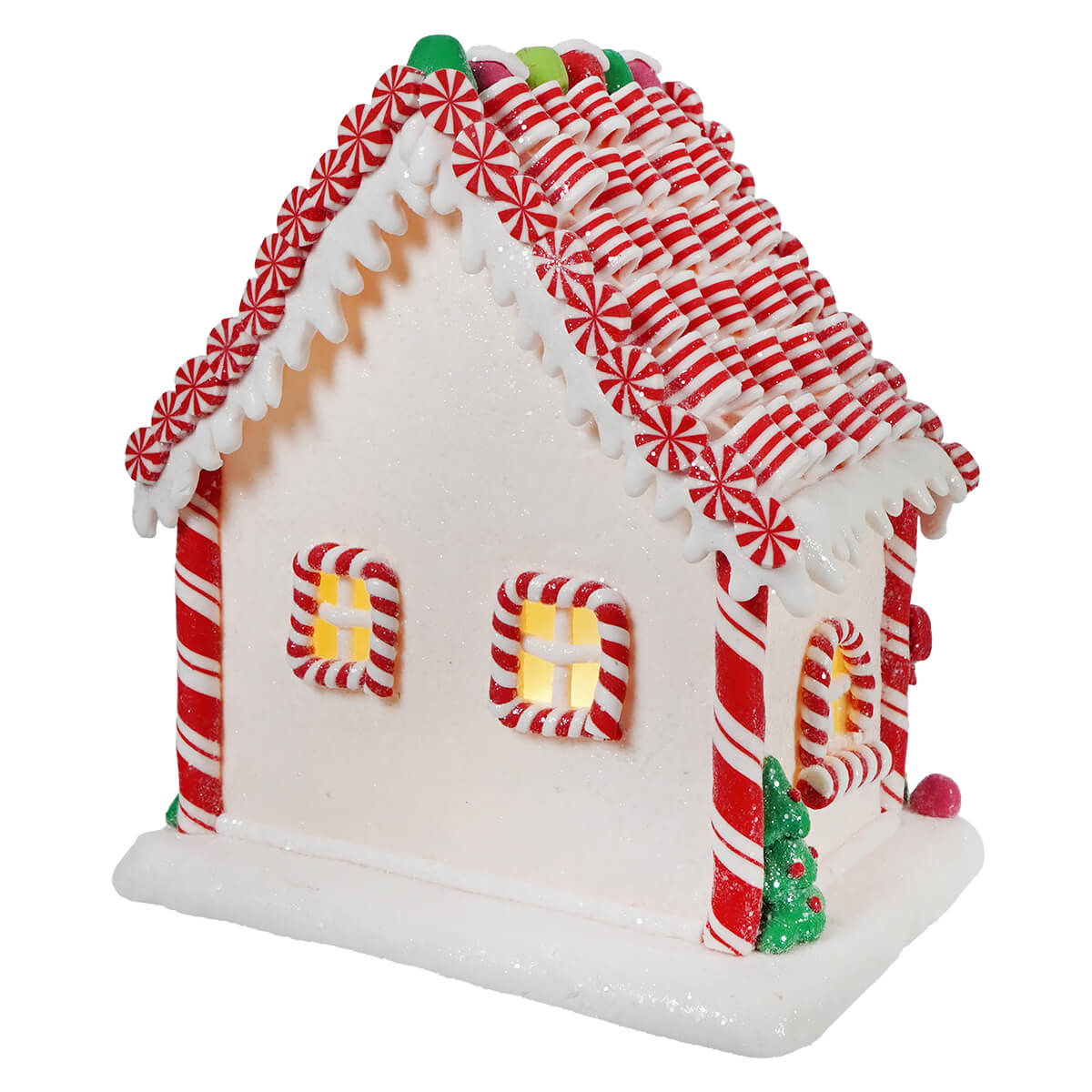 Lighted Clay Dough Candyland Gingerbread House