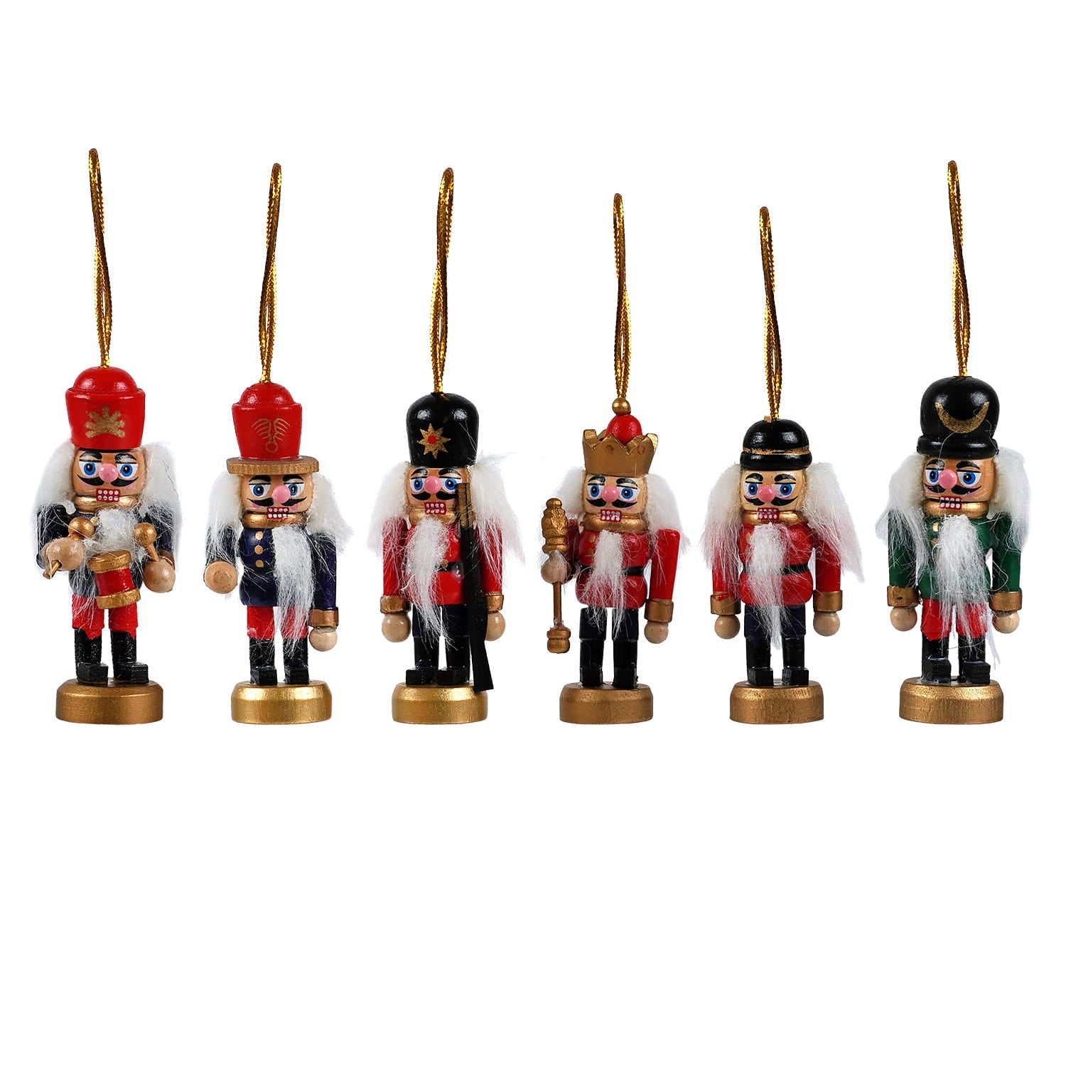 3.25" Santa's Workshop ~ Nutcracker Ornaments Set/6
