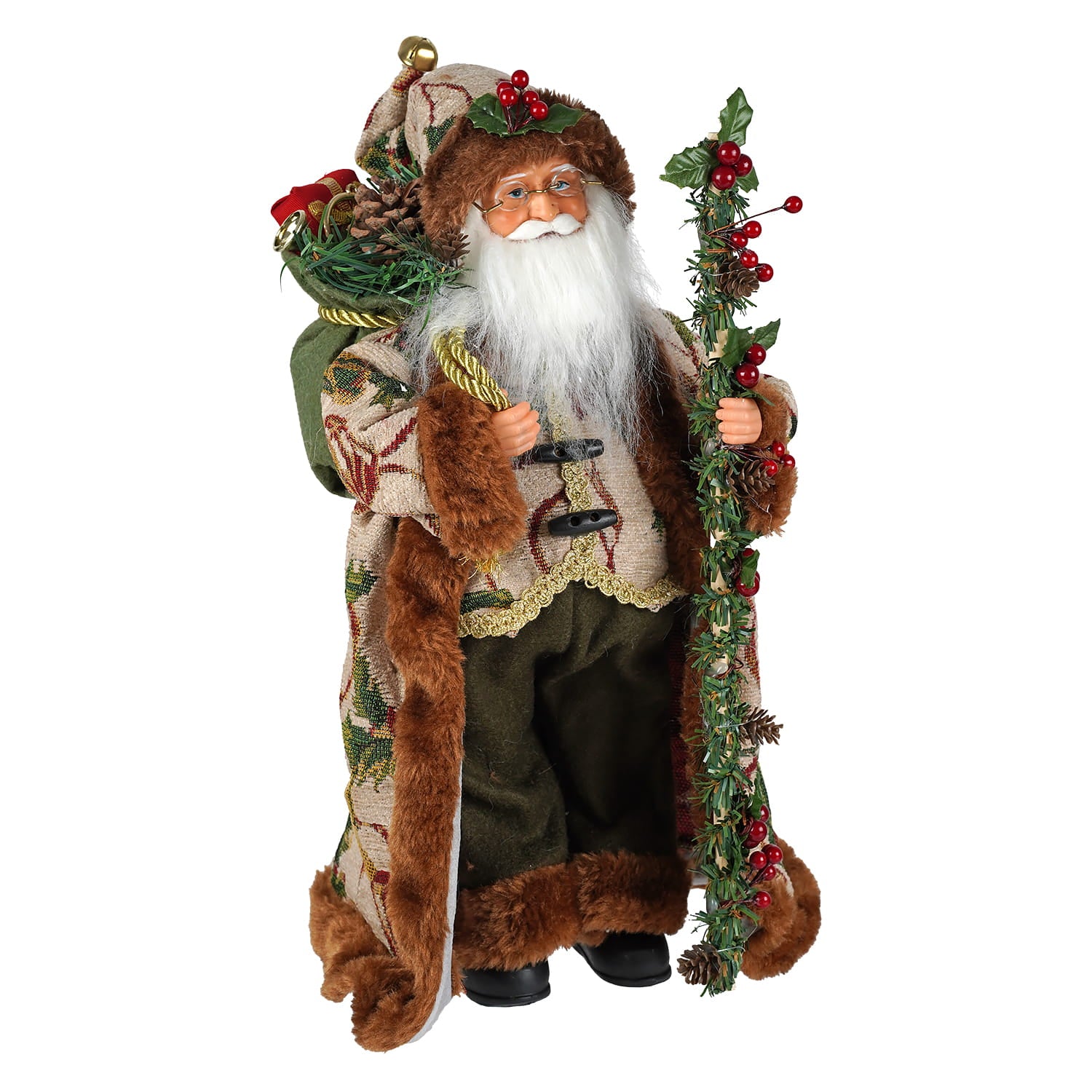 16" Santa's Workshop ~ Holly Santa