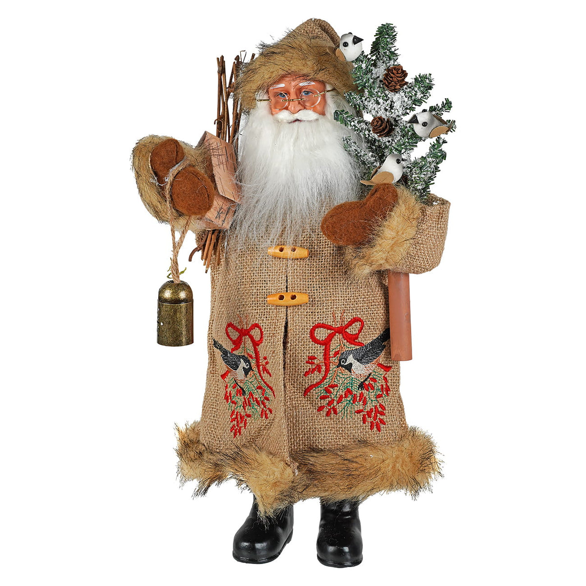 15" Santa's Workshop ~ Chickadee Claus II