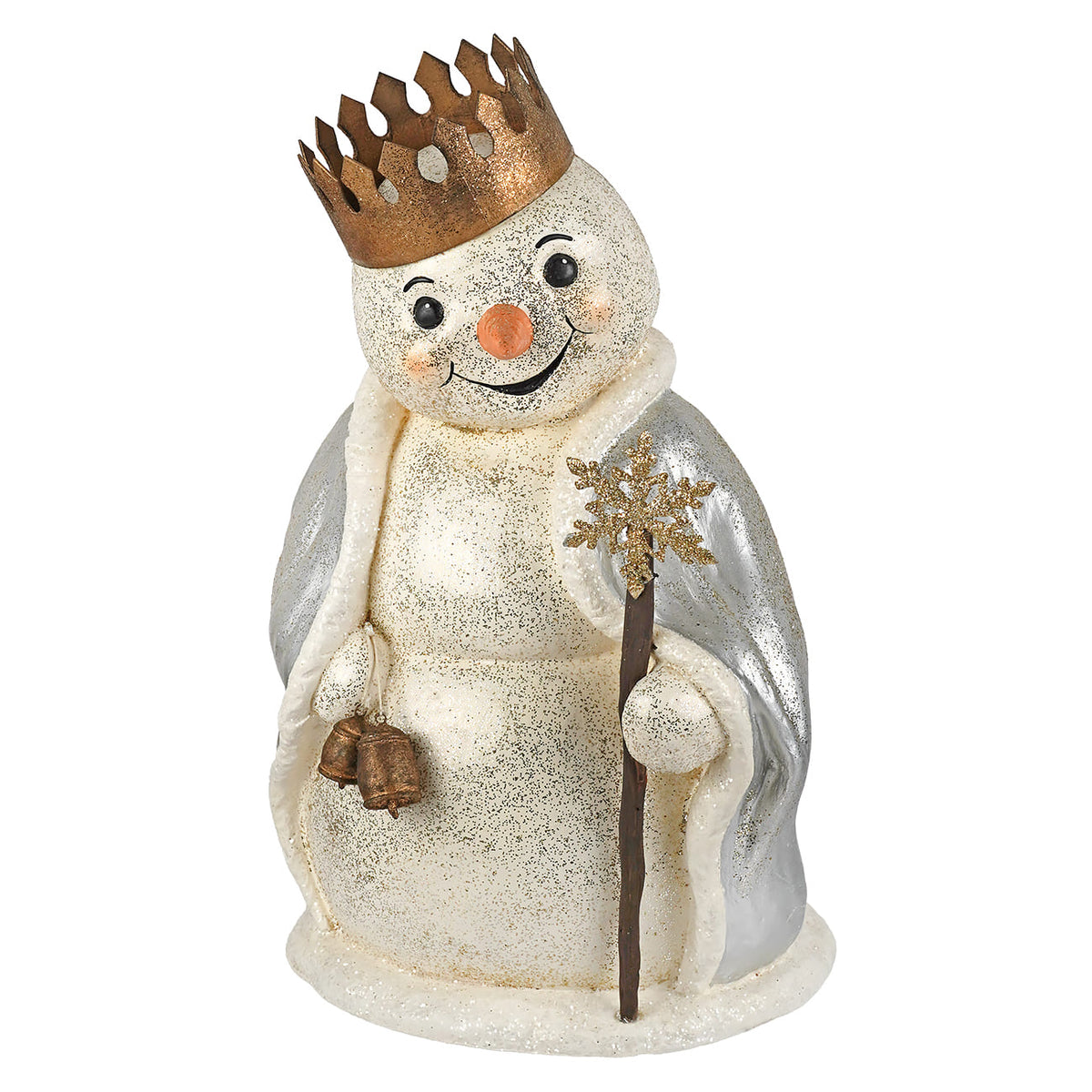 Large Frosted Metallics Snowman
