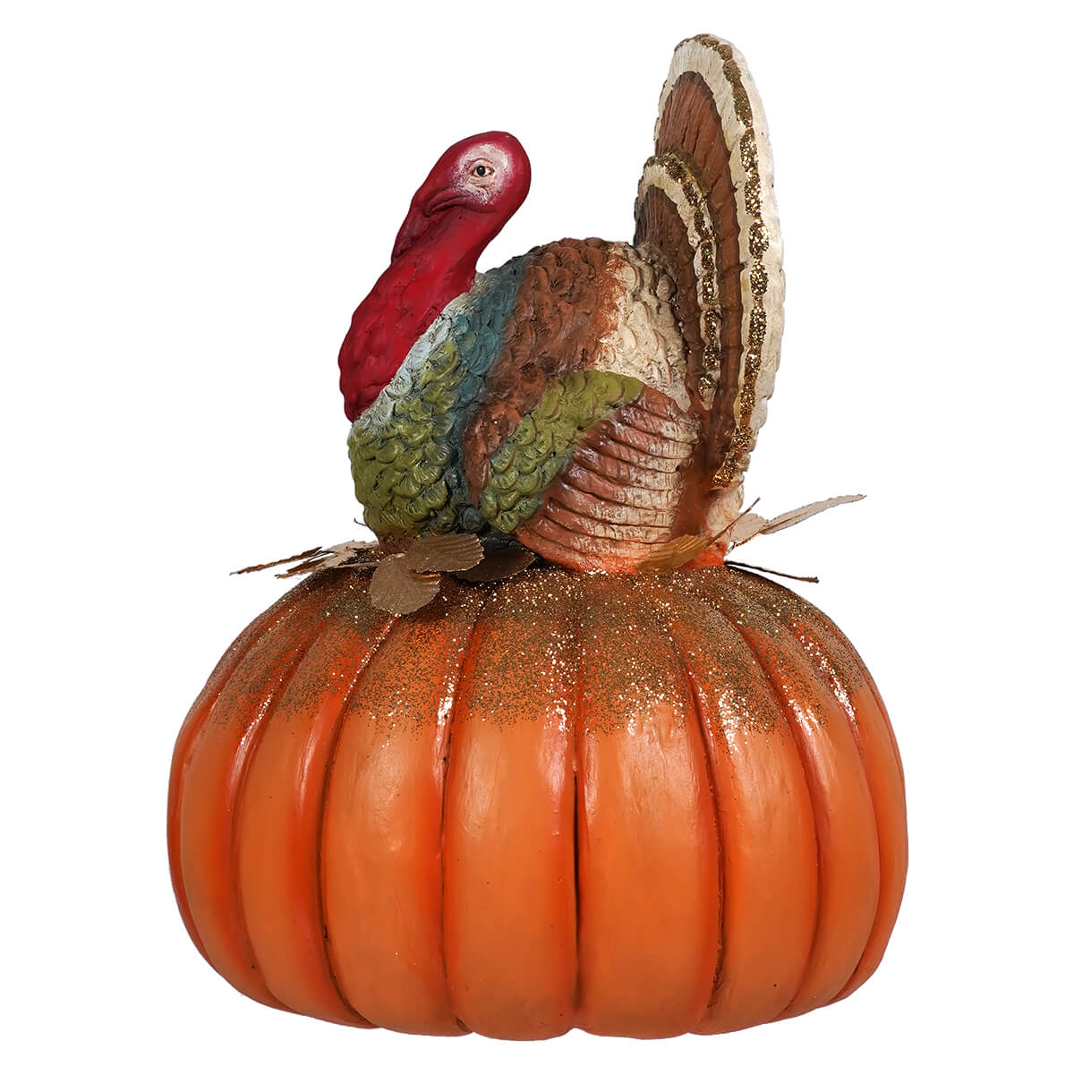 Traditional Turkey On Pumpkin