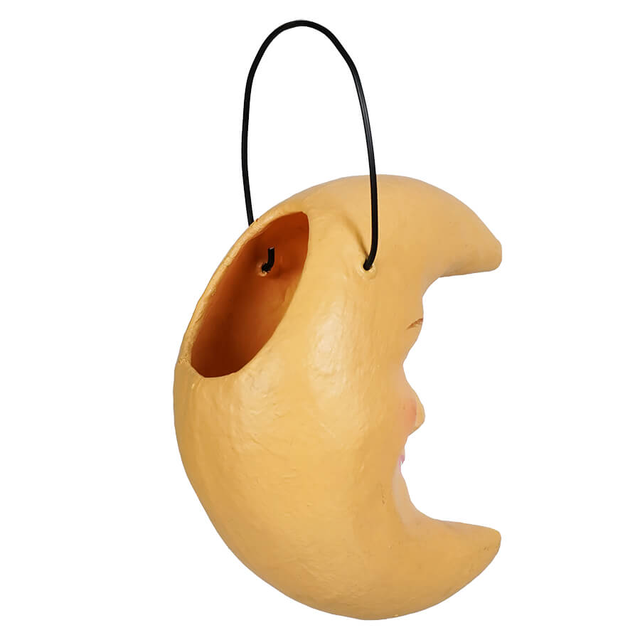 Golden Moon Bucket Ornament