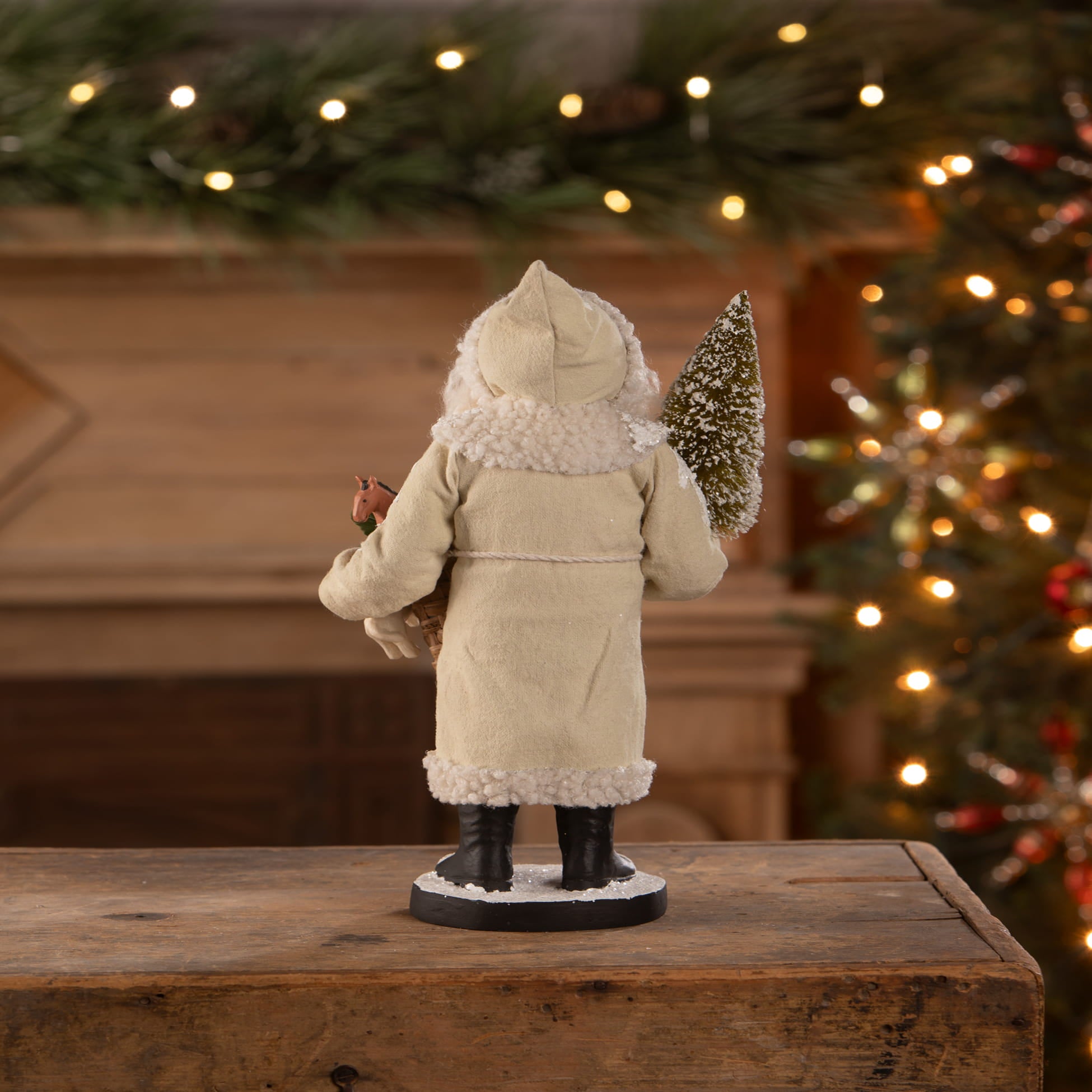 Small Santa with Toy Basket