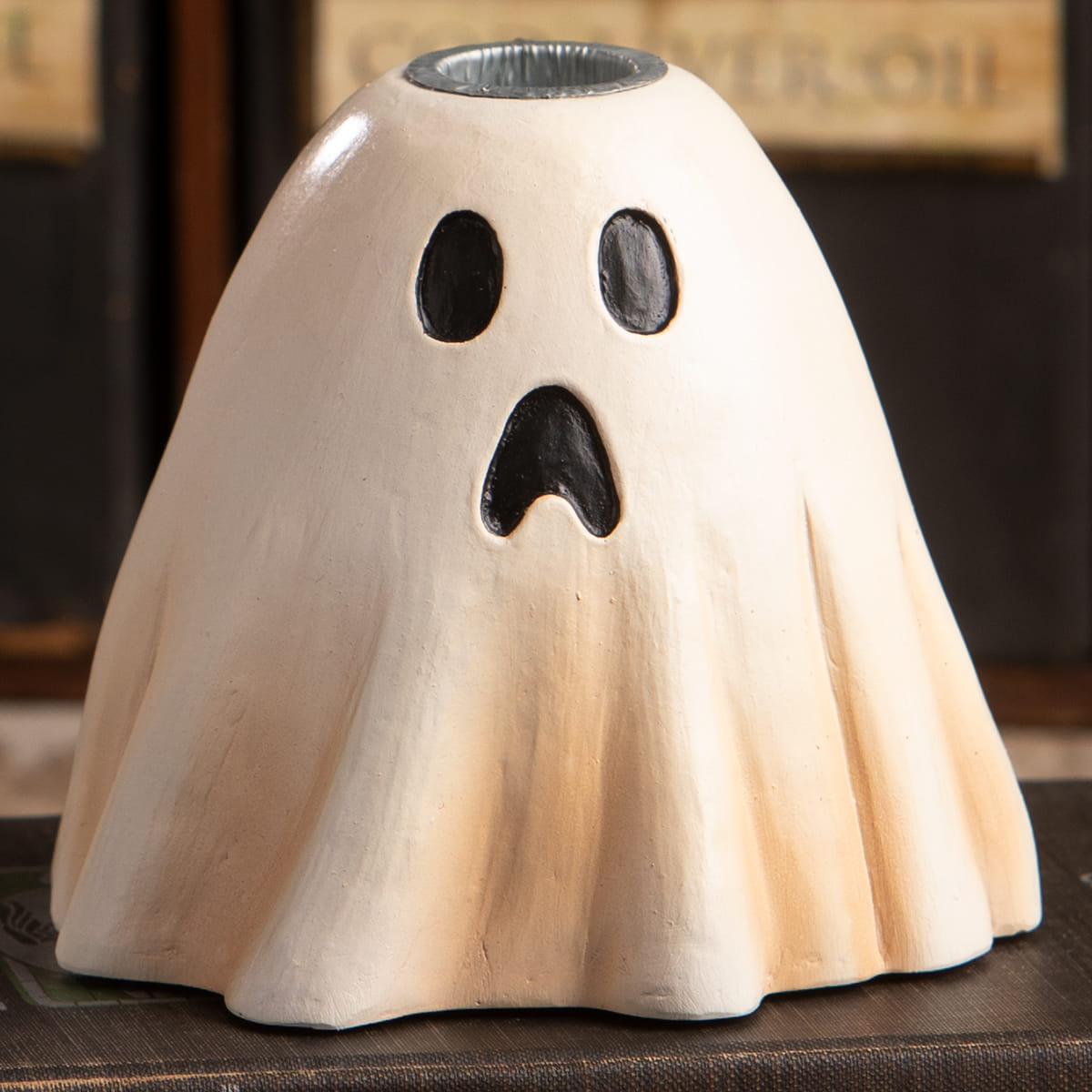 Scared Ghost Candlestick