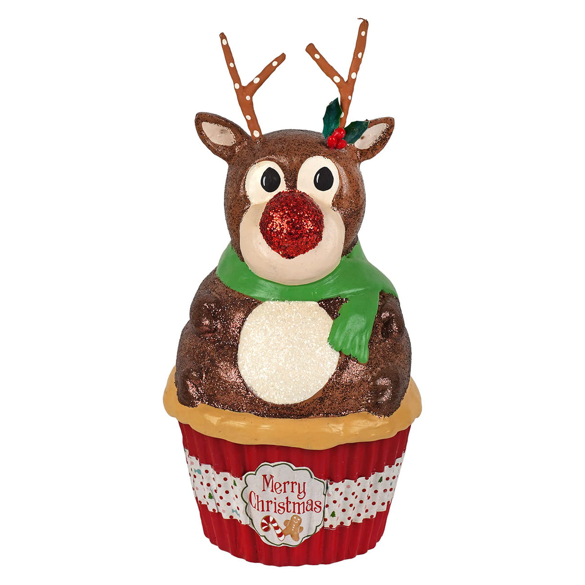 Rudolph Cupcake Container