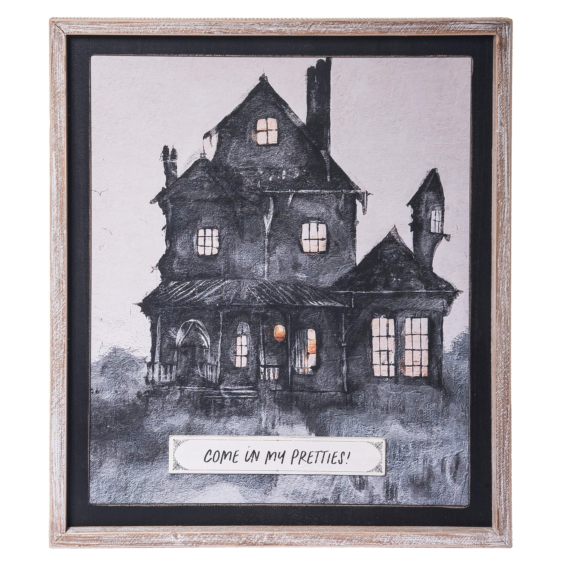 Haunted House Paper Wall Art