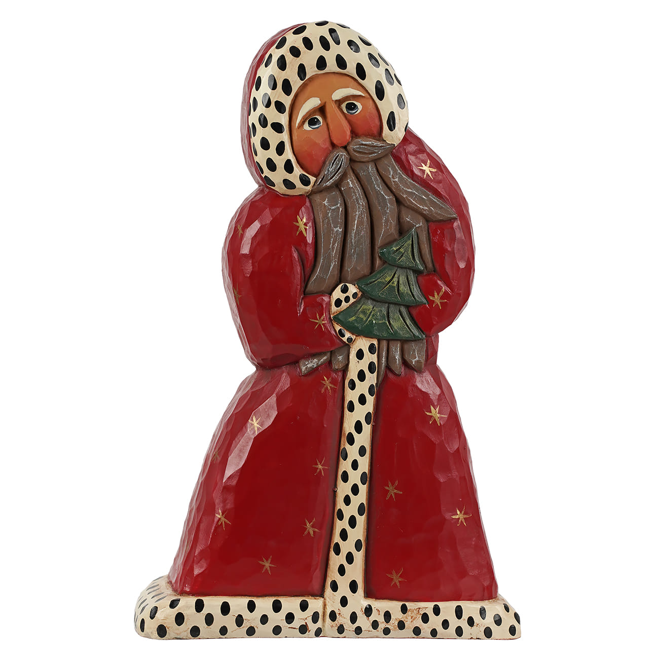 Red Woodland Santa